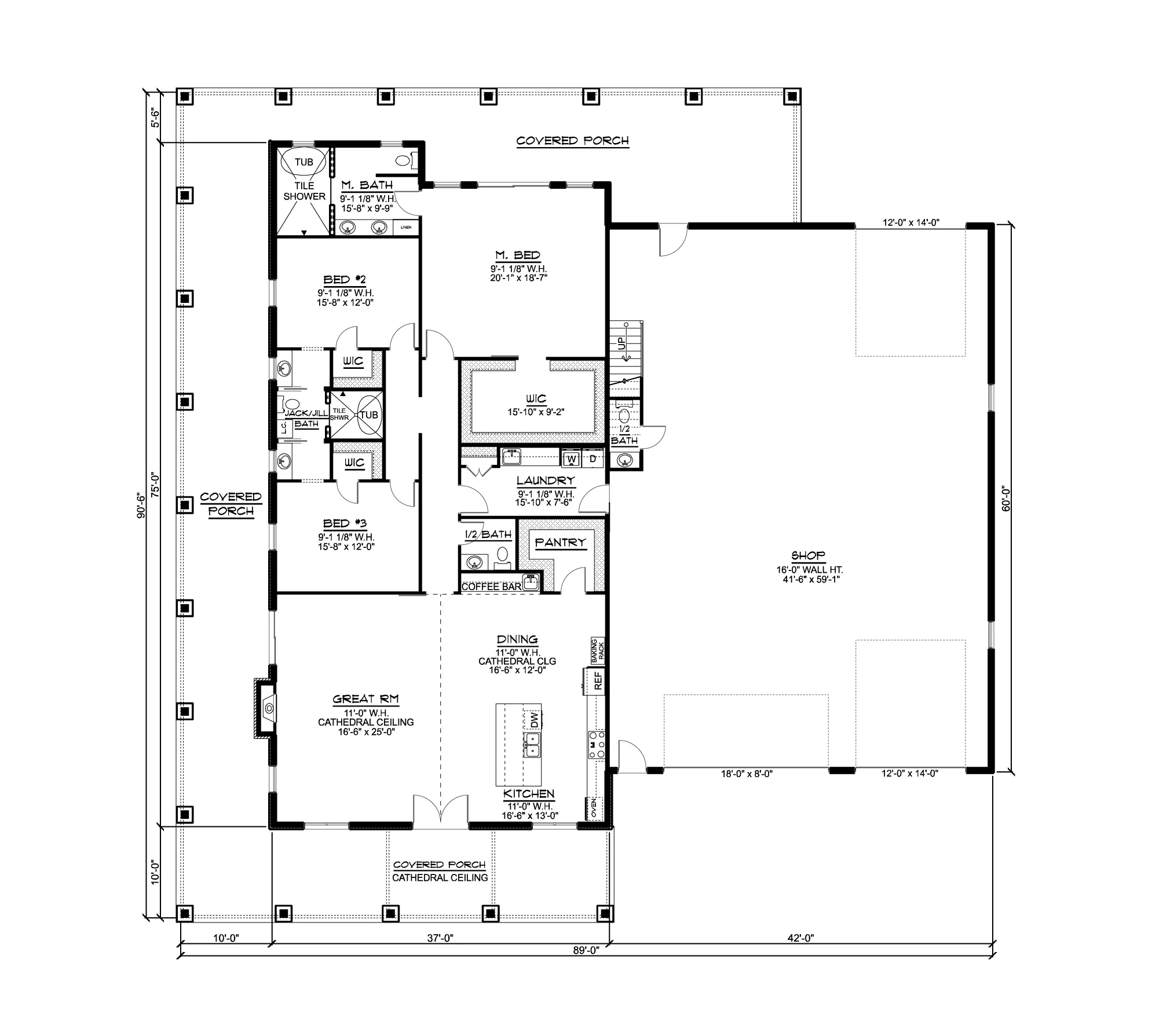 BG-20003-B Fairhaven Barndominium House Plan - Image 13