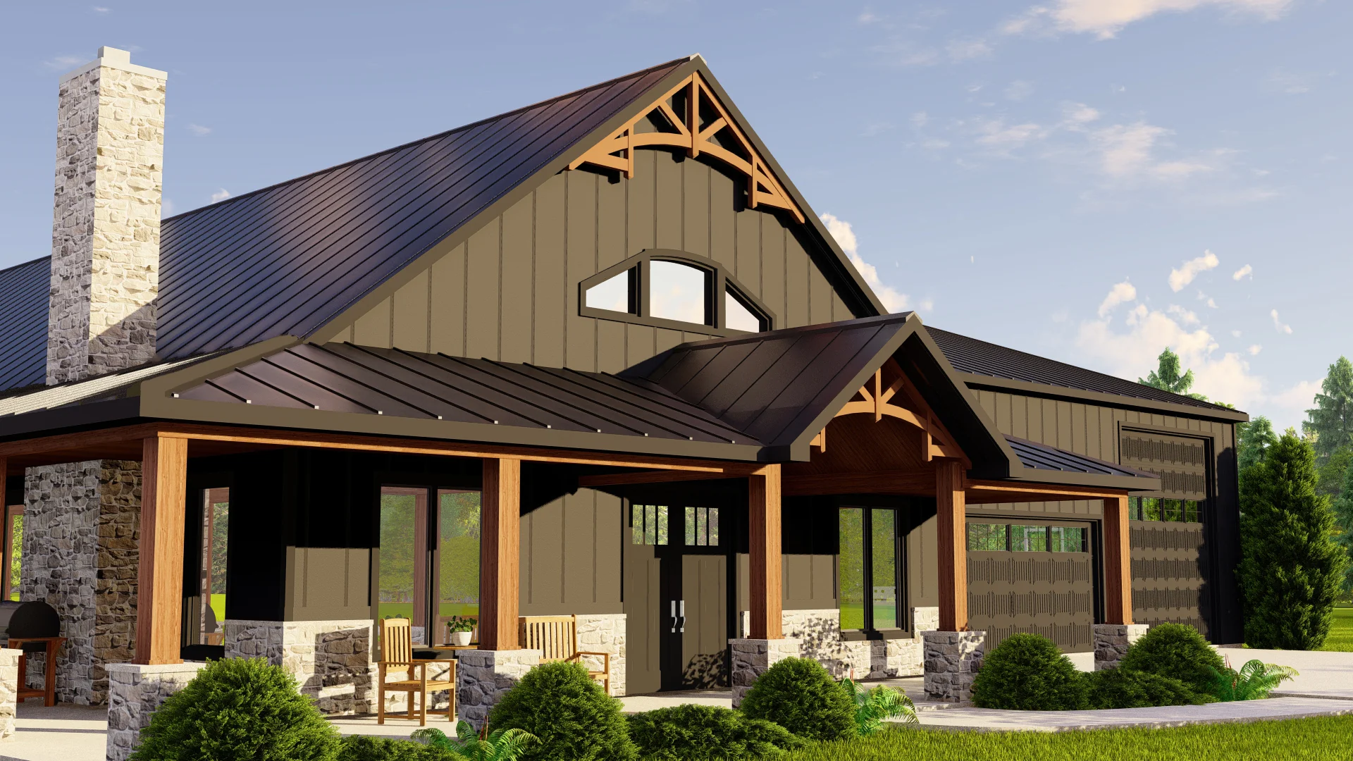 BG-20003-B Fairhaven Barndominium House Plan - Image 7