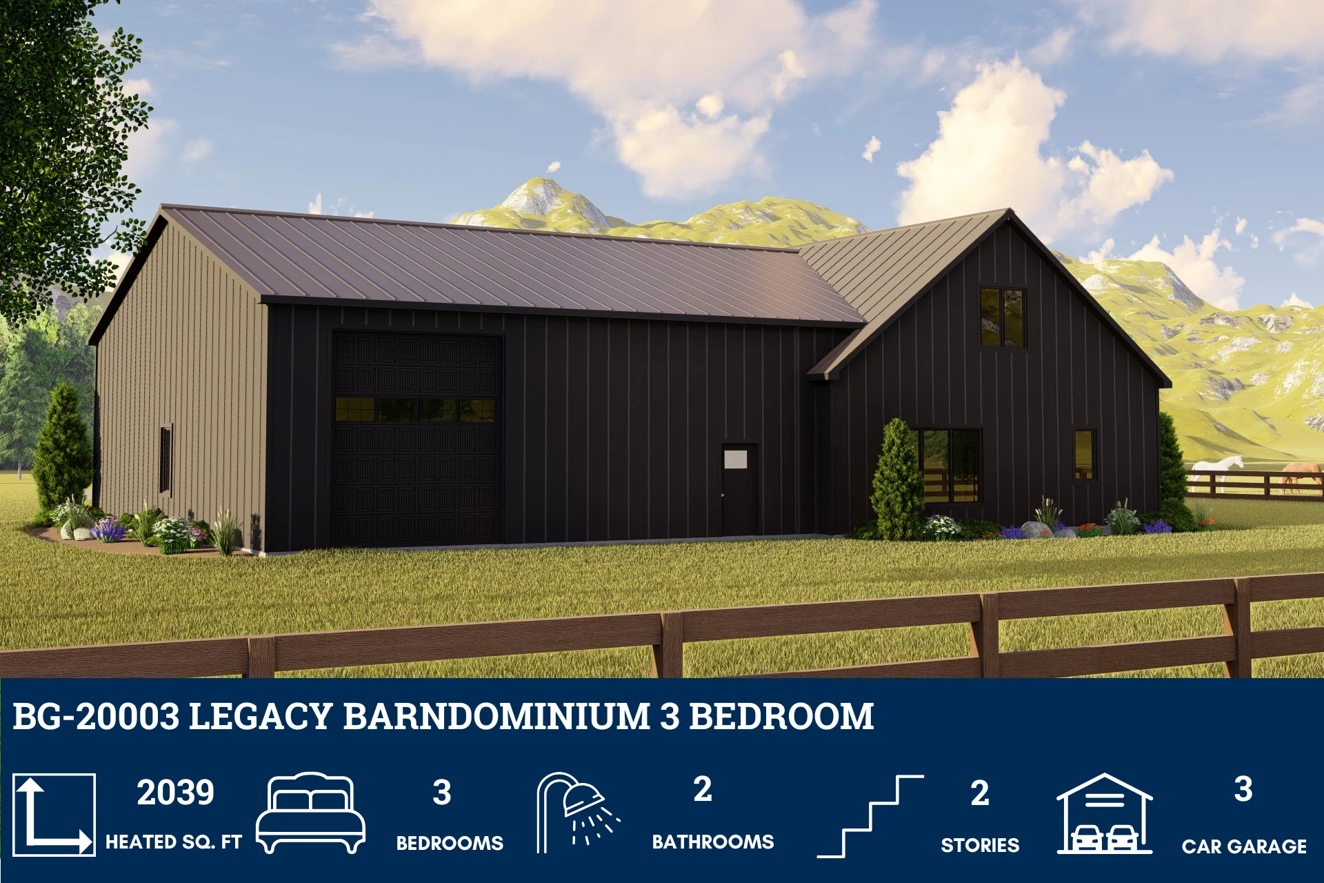 BG-20003 Legacy Barndominium House Plan - Image 5