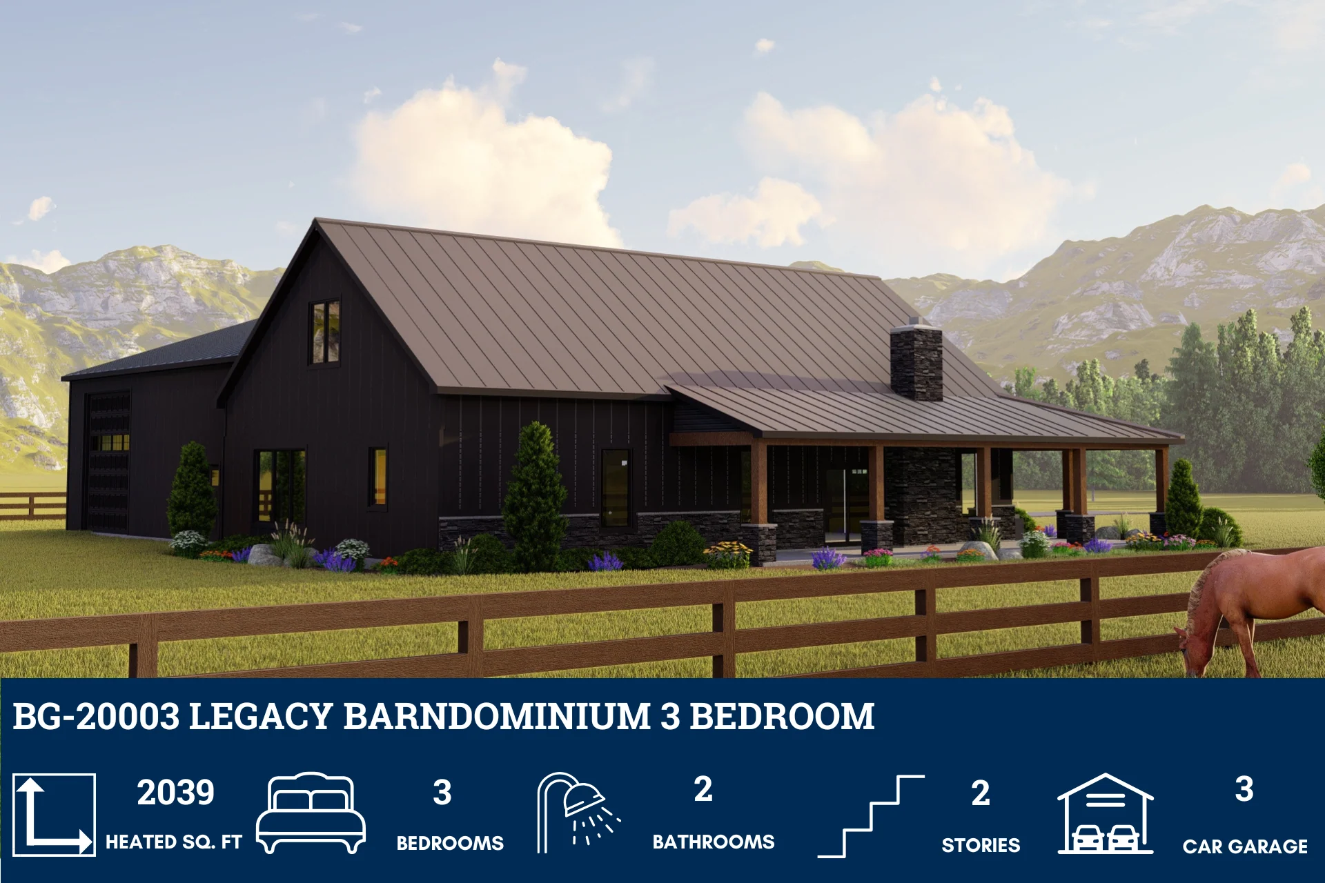 BG-20003 Legacy Barndominium House Plan - Image 6