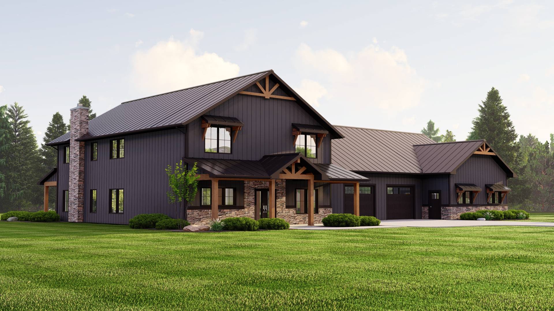 BG-20004 Nobleman Barndominium House Plan - Image 6