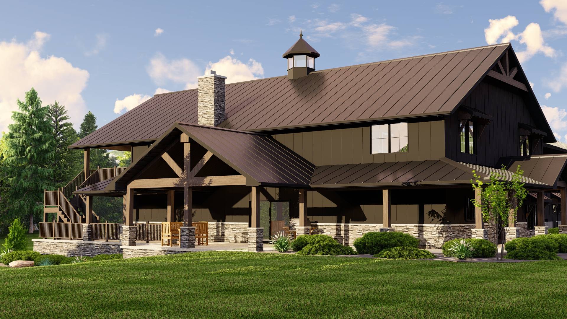 BG-20005 Copper Barndominium House Plan - Image 8