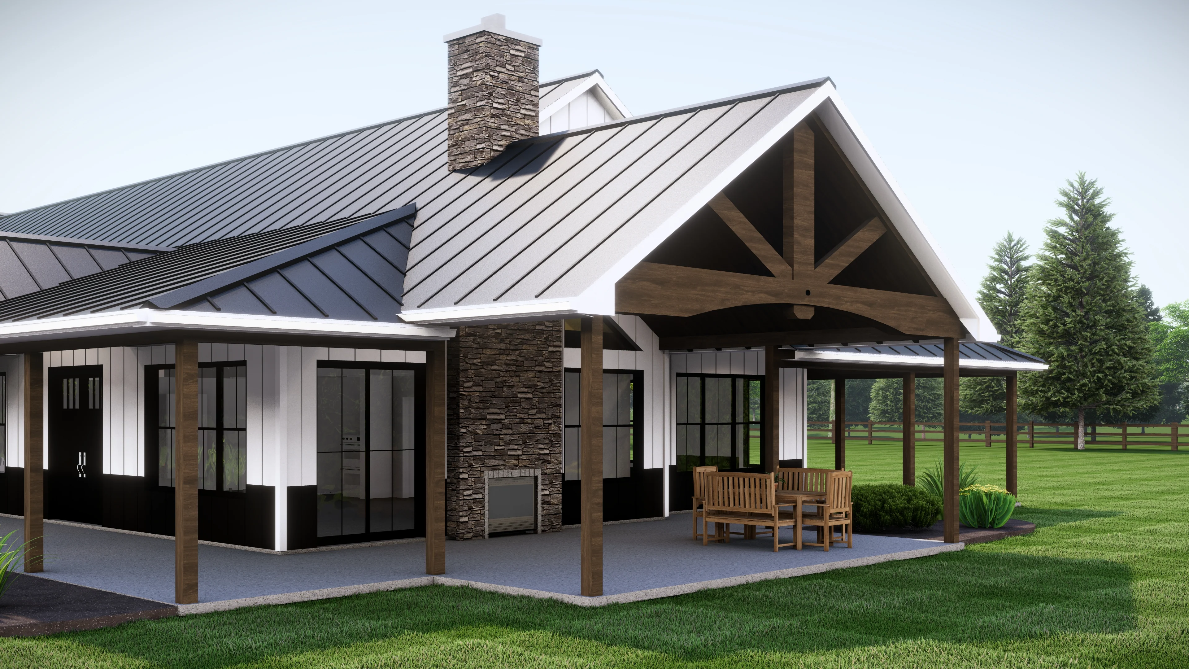 BG-20007 Longmeadow Barndominium House Plan - Image 9