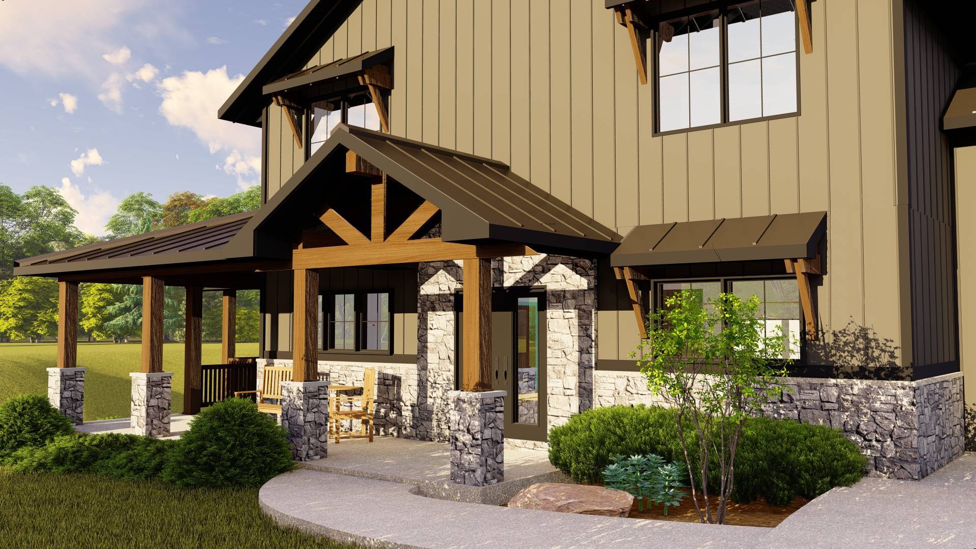 BG-20008 Harrison Barndominium House Plan - Image 8