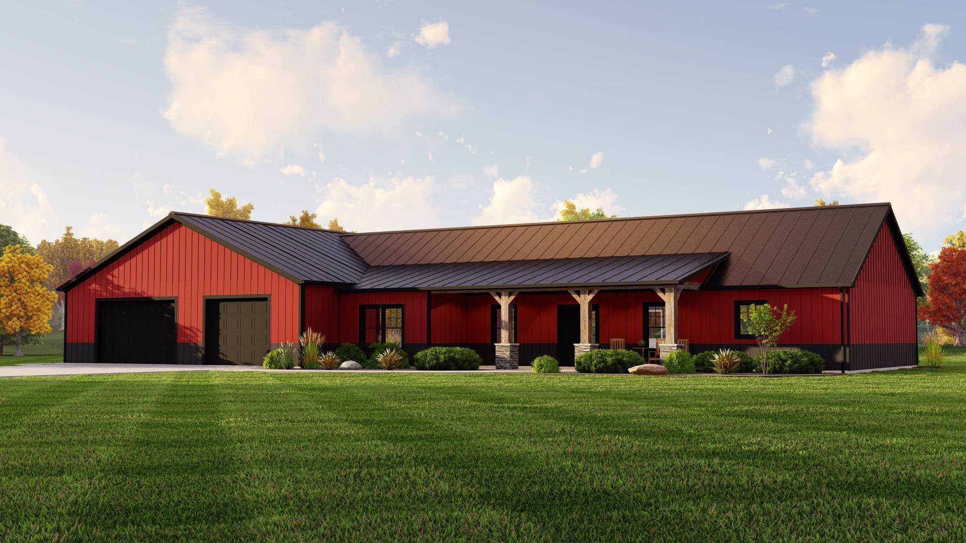 BG-20009 Everett Barndominium House Plan - Image 6