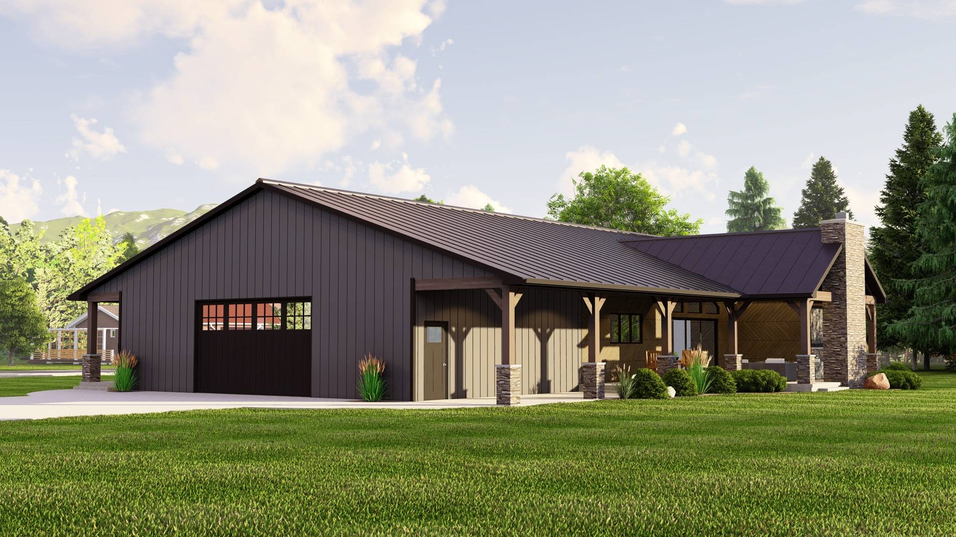BG-20010 Monroe Barndominium House Plan - Image 8