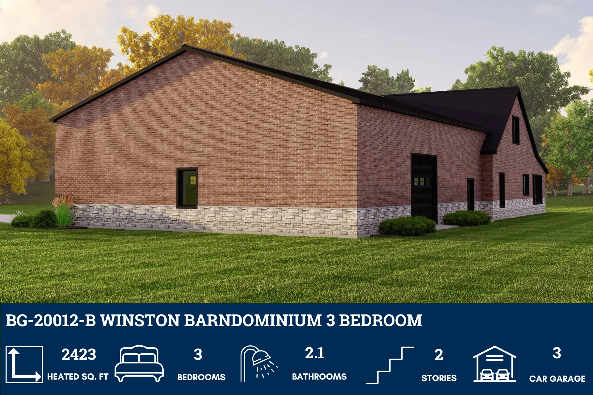 BG-20012-B Winston Barndominium House Plan - Image 4