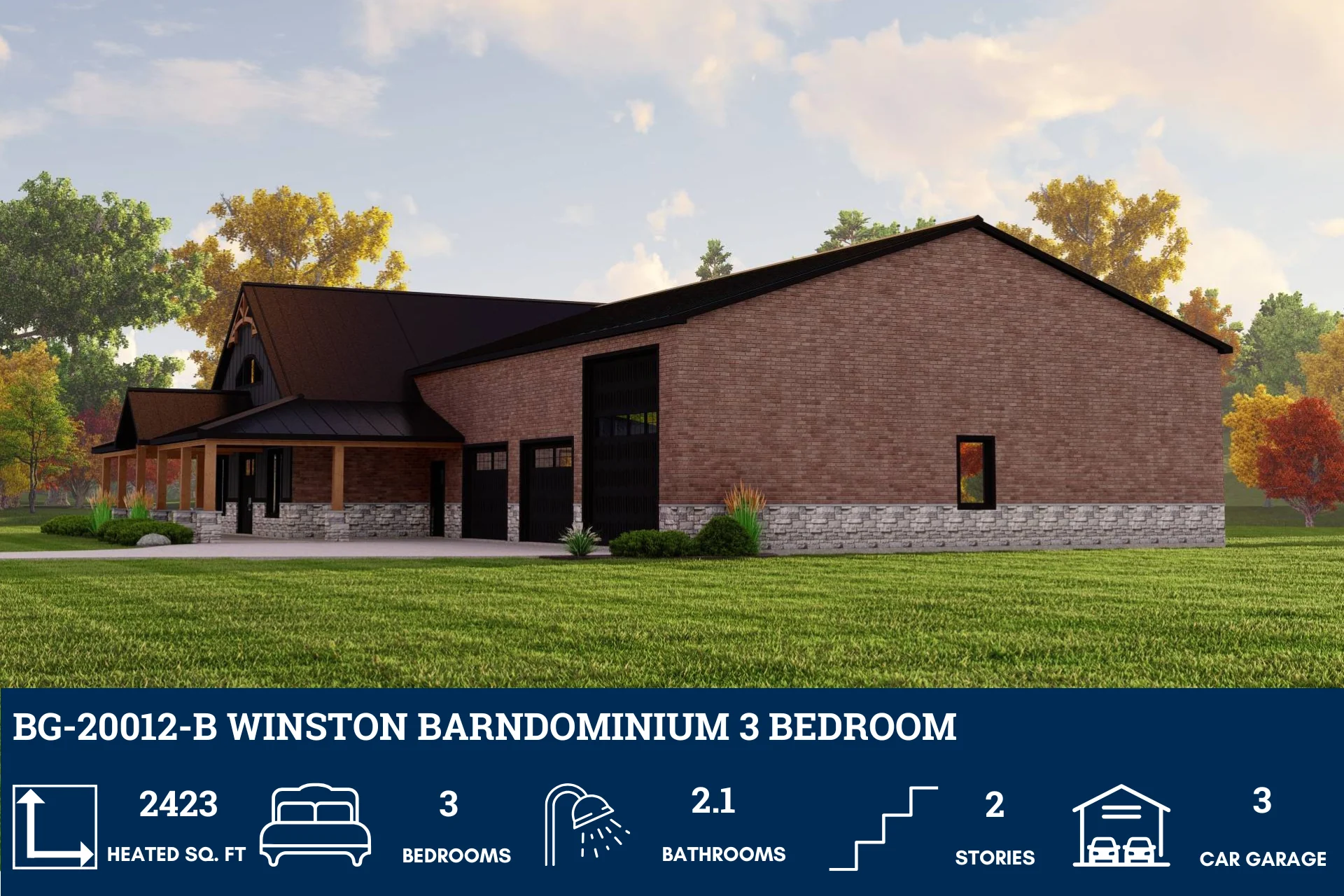 BG-20012-B Winston Barndominium House Plan - Image 5