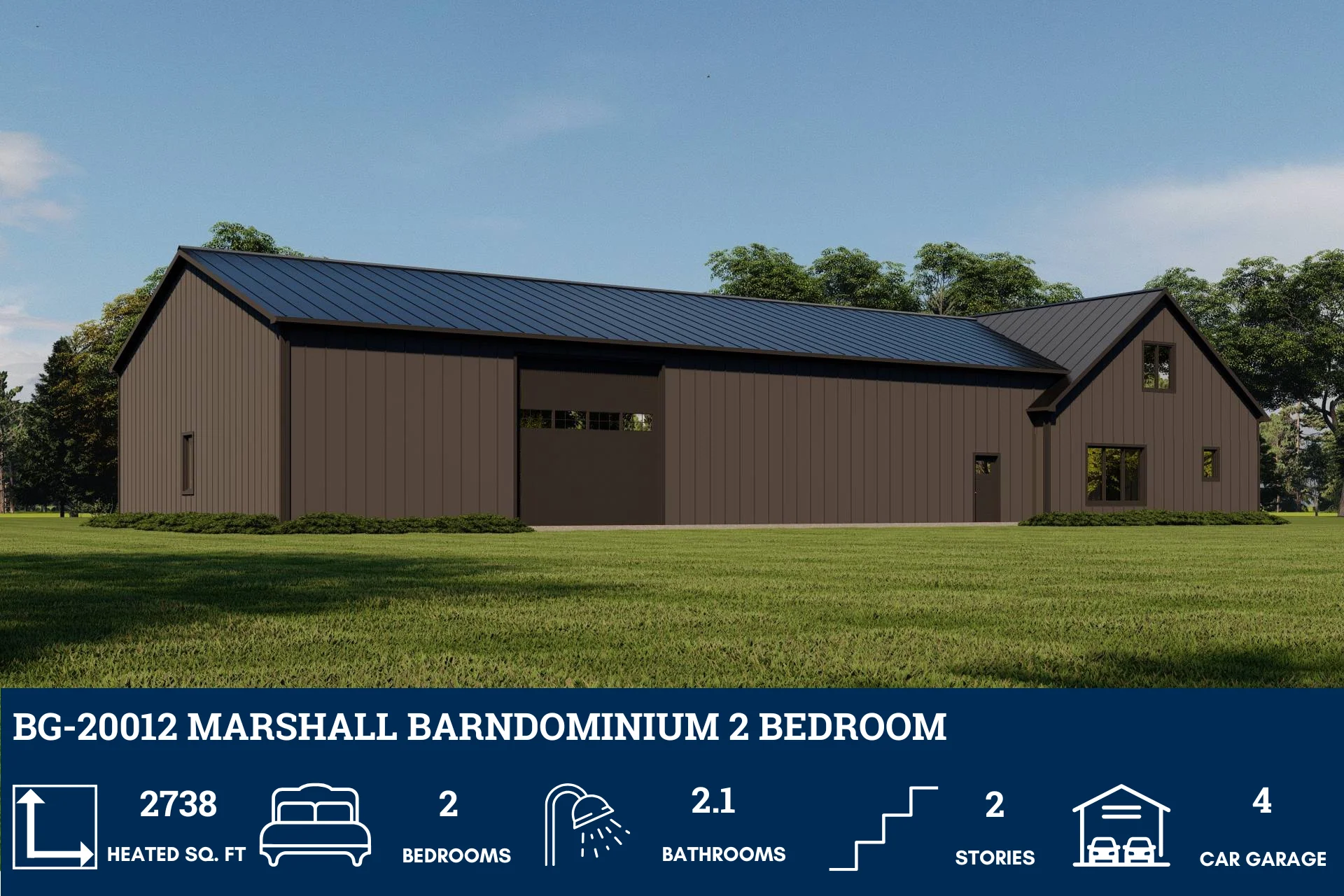 BG-20012 Marshall Barndominium House Plan - Image 4