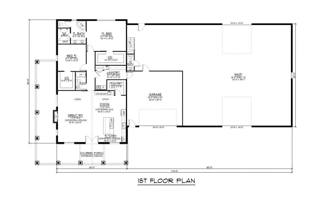BG-20012 Marshall Barndominium House Plan - Image 9