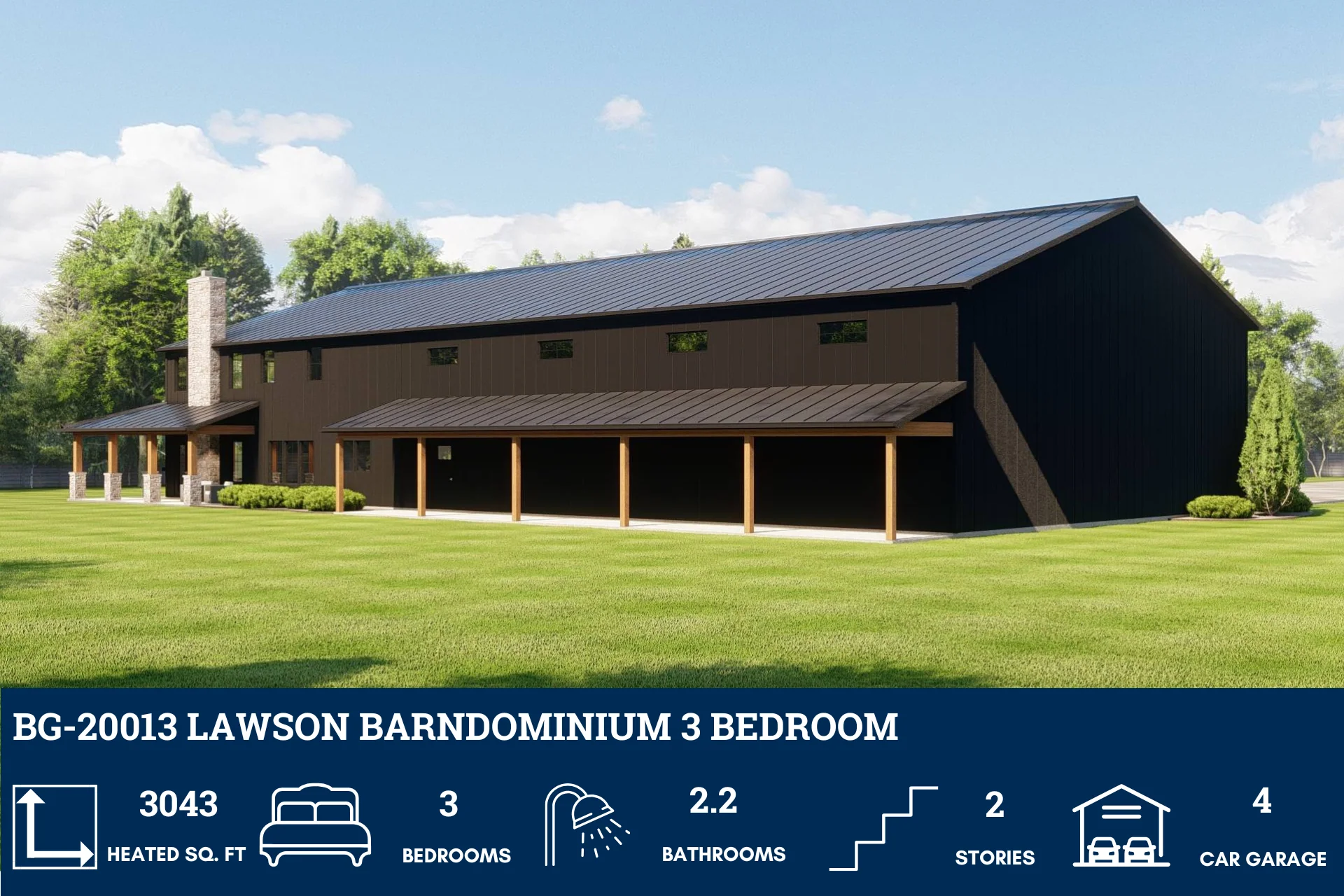 BG-20013 Lawson Barndominium House Plan - Image 12