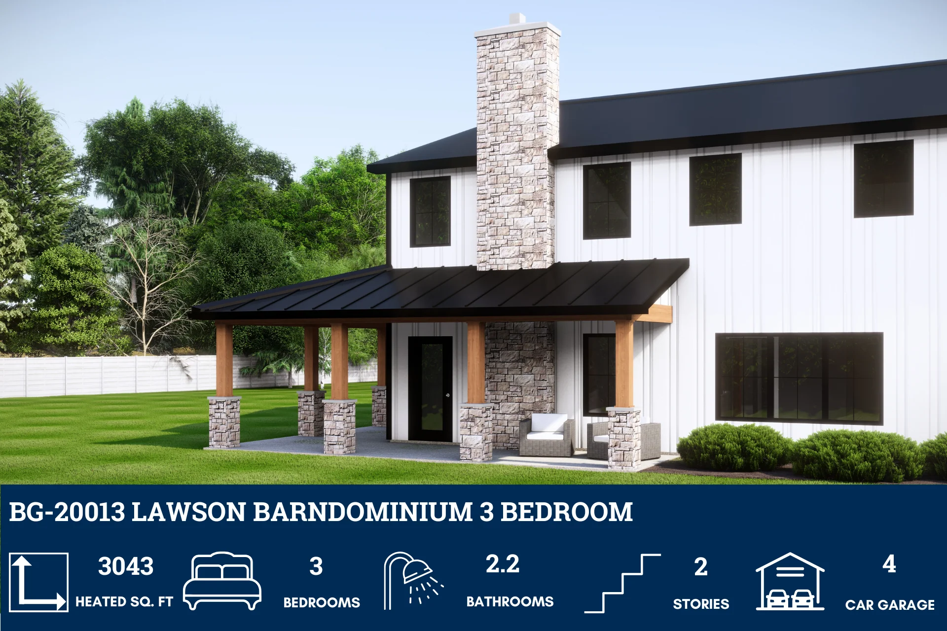BG-20013 Lawson Barndominium House Plan - Image 4