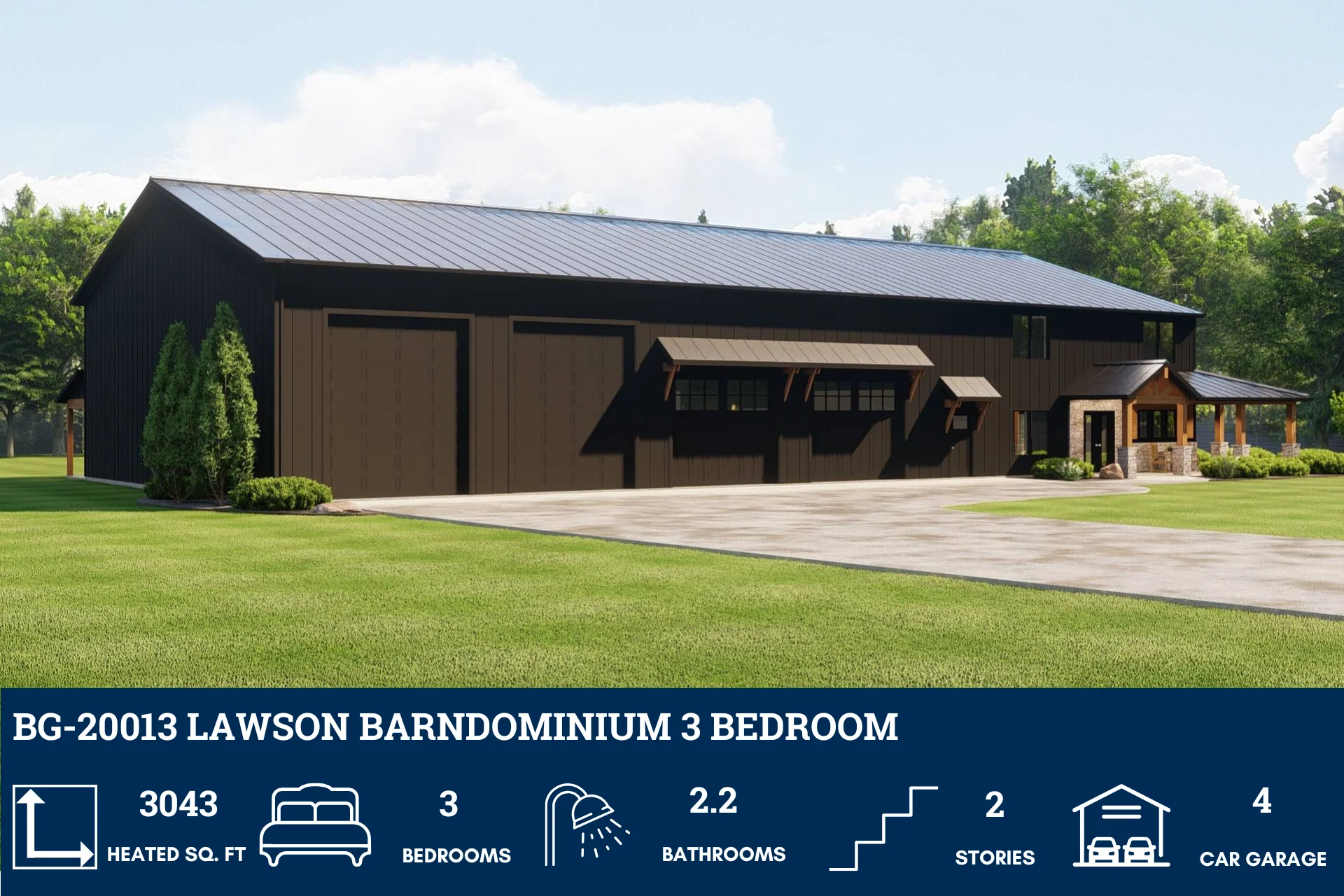 BG-20013 Lawson Barndominium House Plan - Image 8