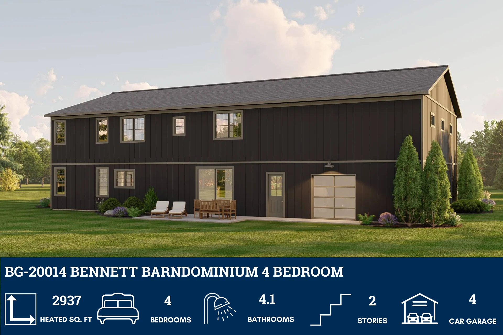 BG-20014 Bennett Barndominium House Plan - Image 6