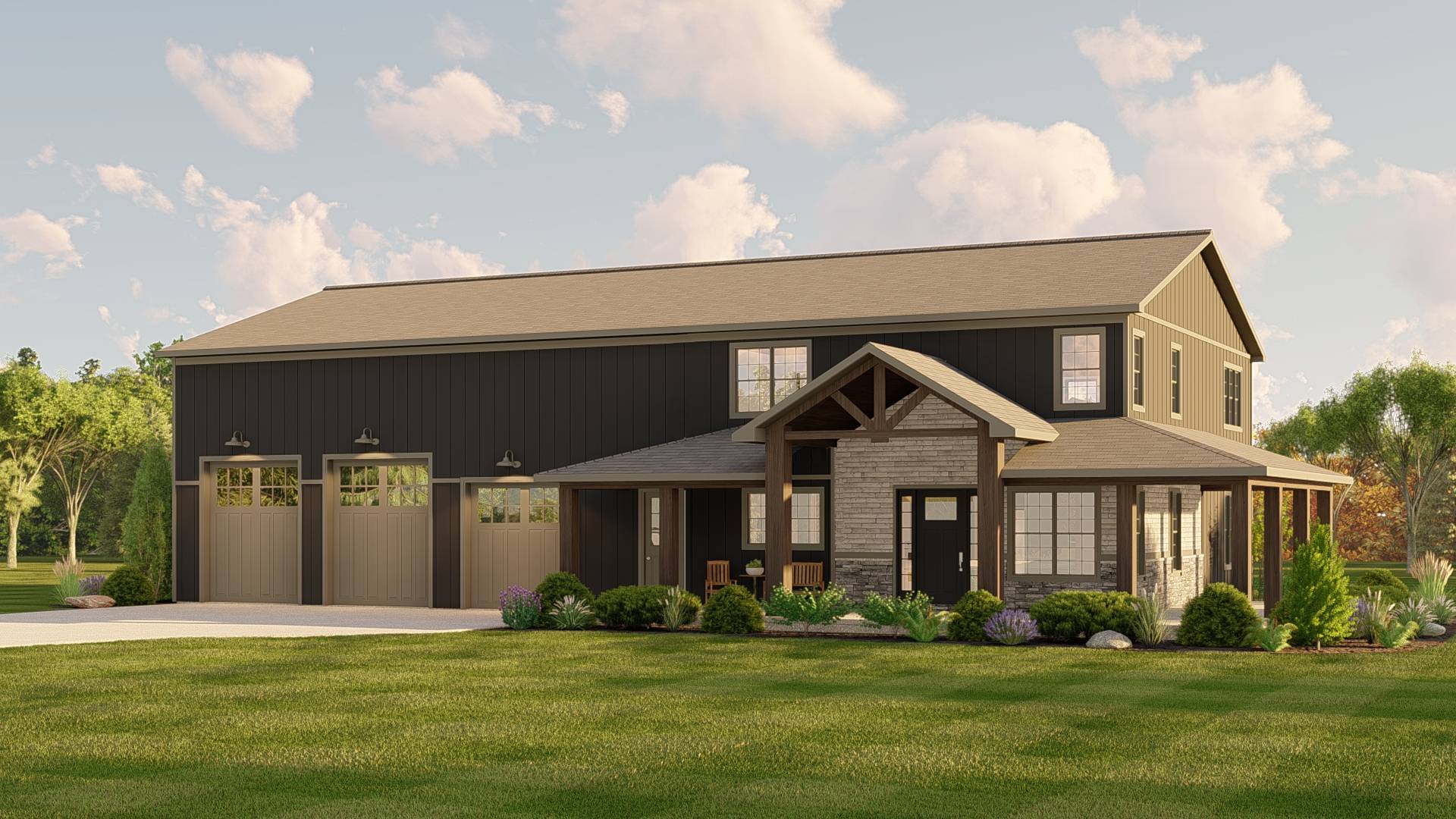 BG-20014 Bennett Barndominium House Plan - Image 7