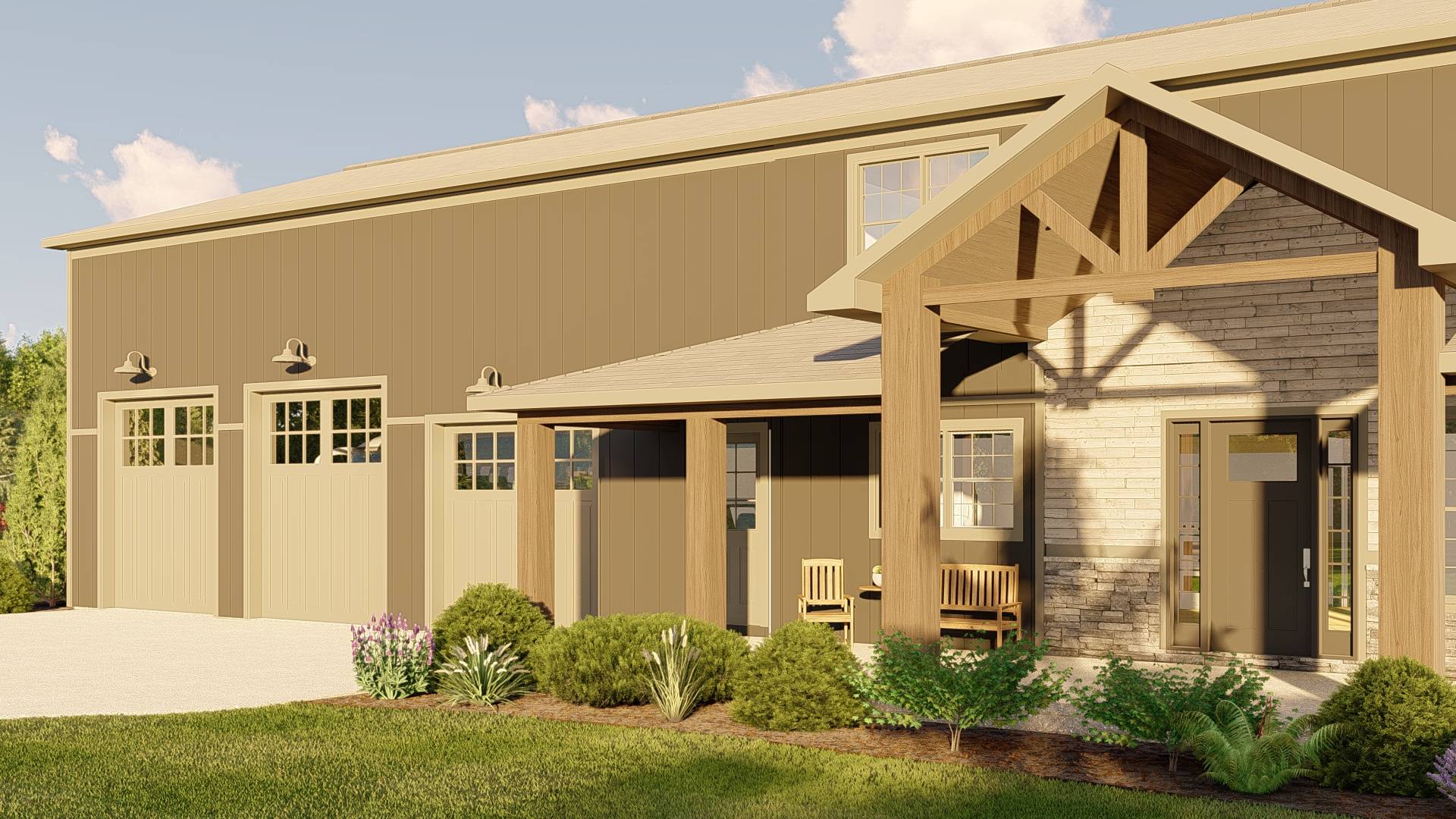 BG-20014 Bennett Barndominium House Plan - Image 9