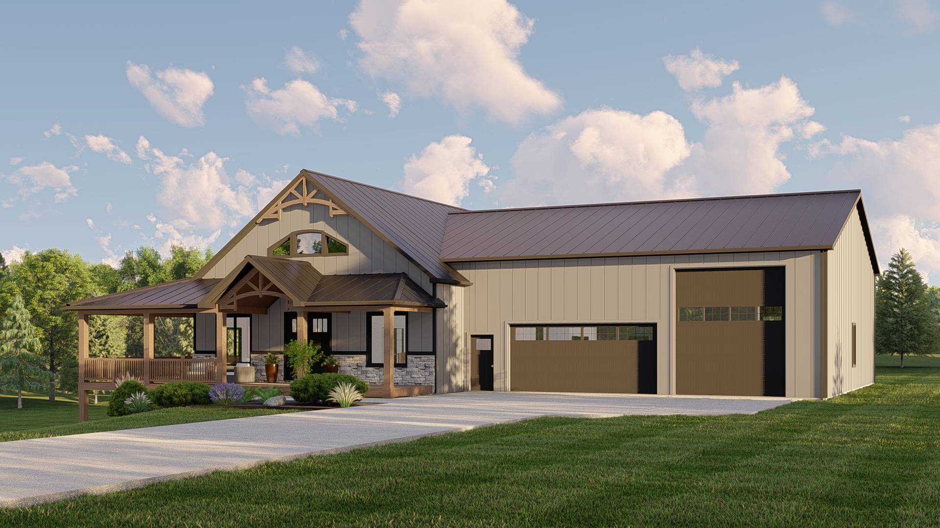 BG-20015 Winslow Barndominium House Plan - Image 7