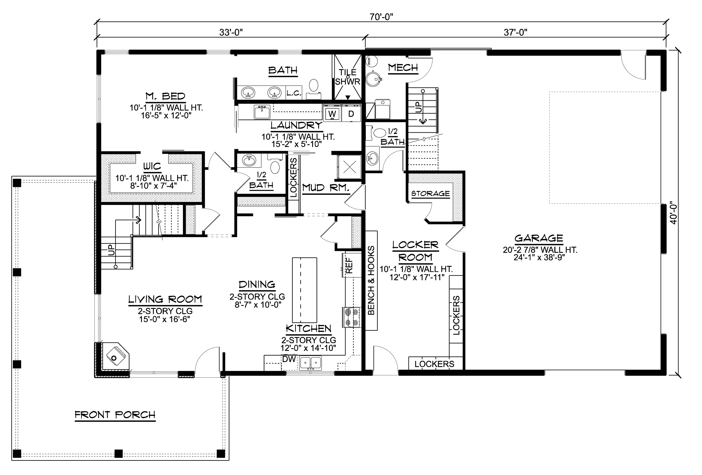 BG-20016 Thatcher Barndominium House Plan - Image 13
