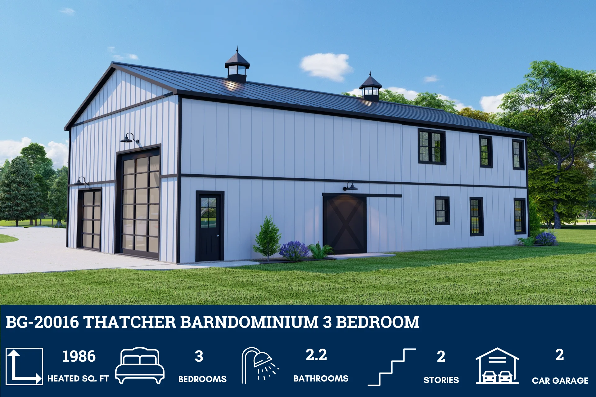 BG-20016 Thatcher Barndominium House Plan - Image 6
