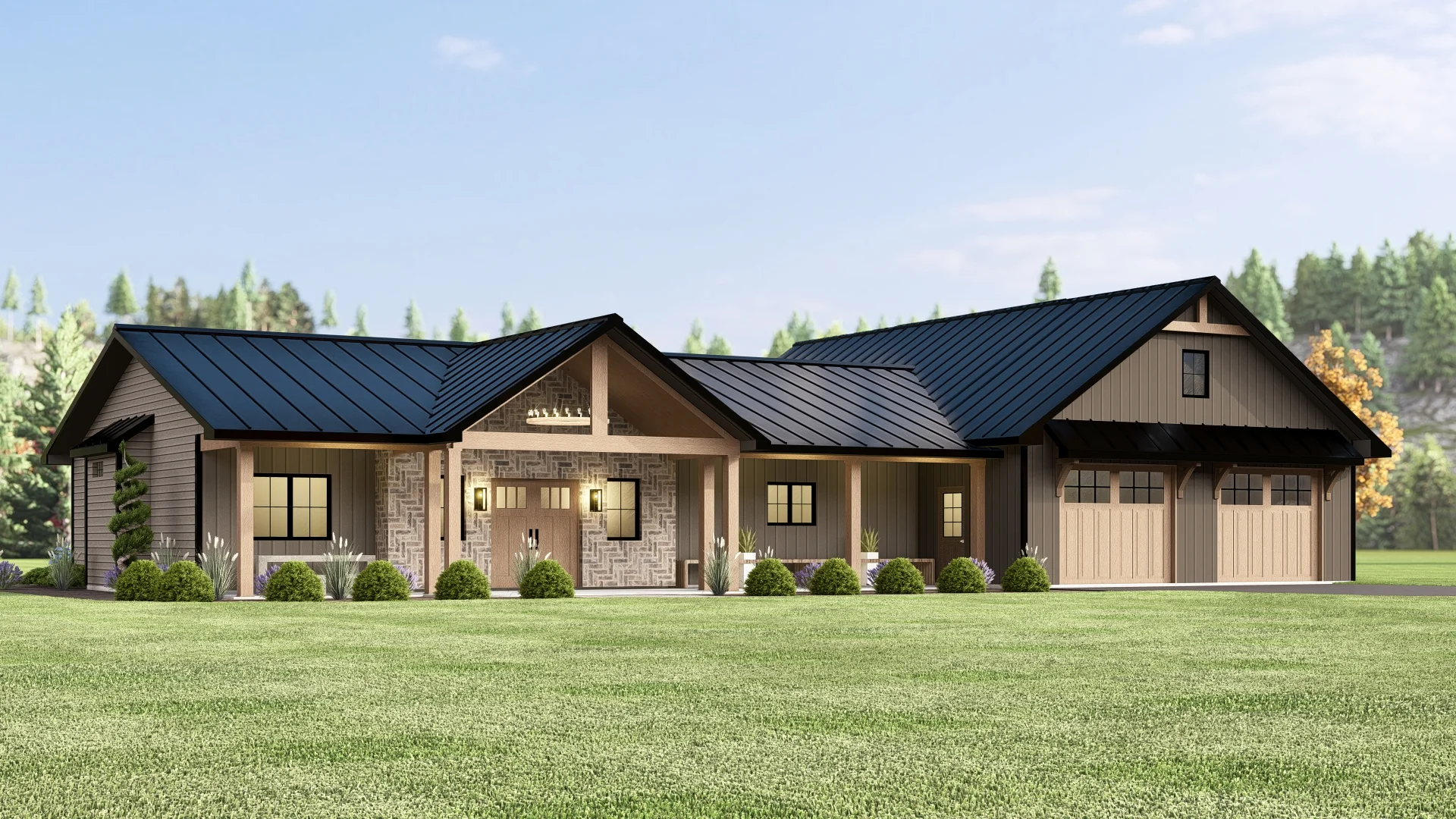 BG-20018 Landon Barndominium House Plan - Image 9