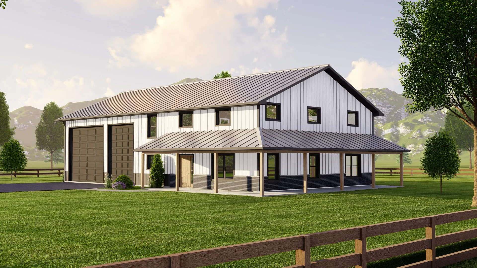 BG-20019 Evergreen Barndominium House Plan - Image 5