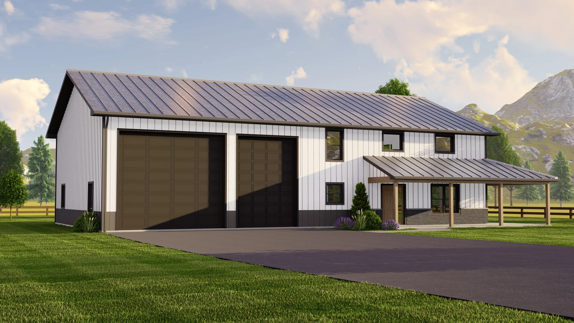 BG-20019 Evergreen Barndominium House Plan - Image 6