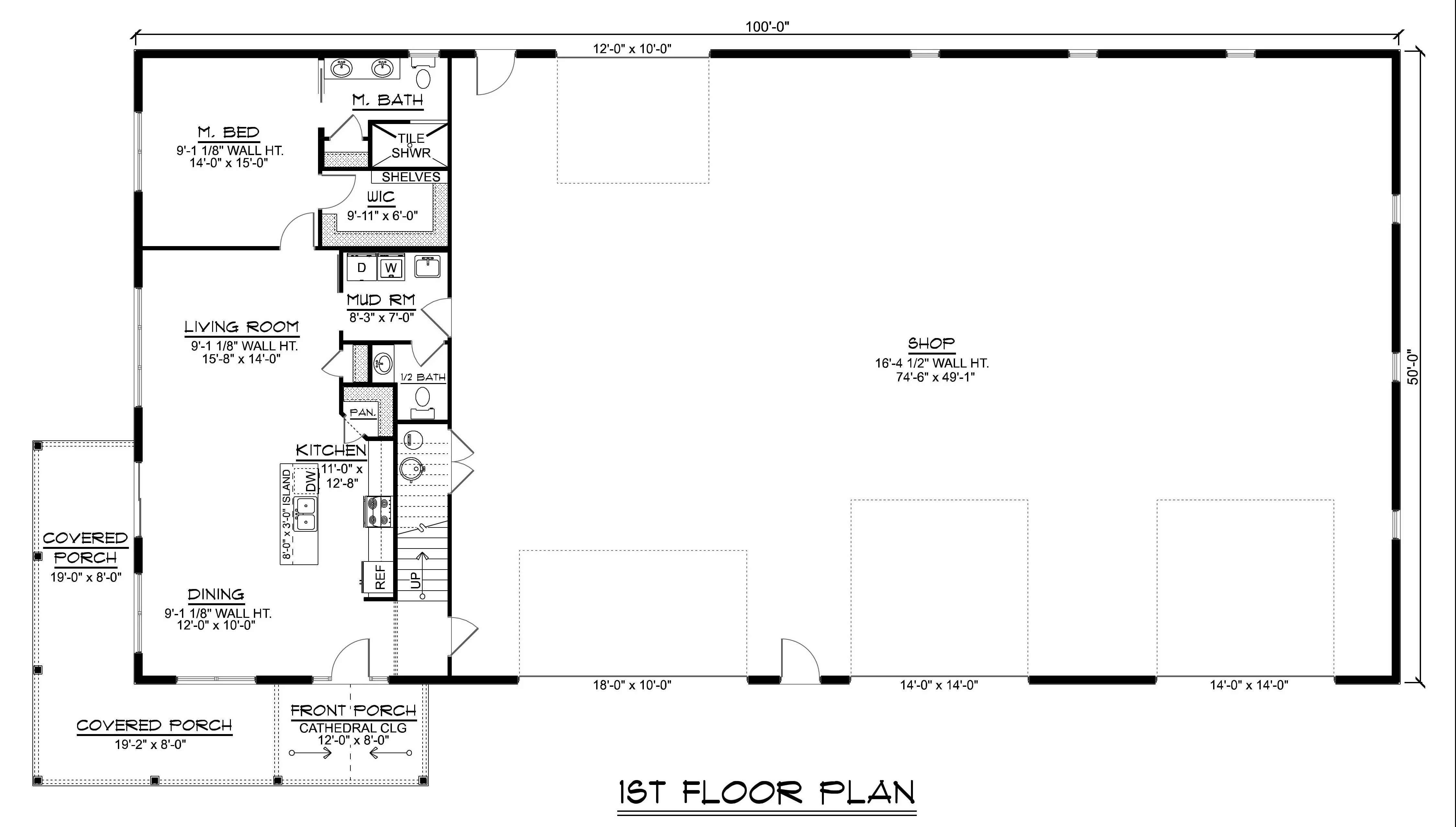 BG-20020 Oakmont Barndominium House Plan - Image 21