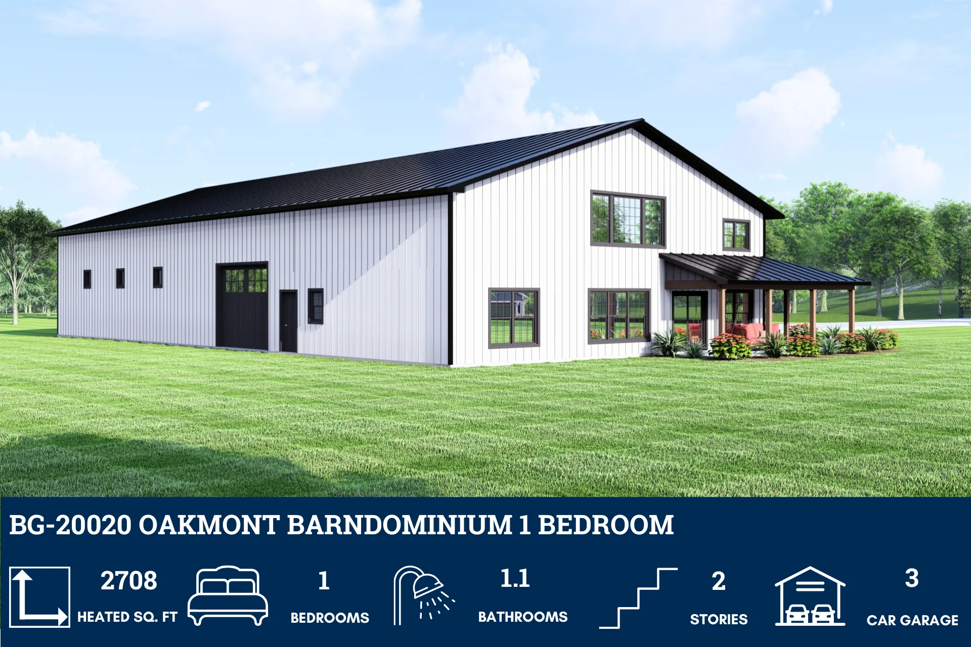 BG-20020 Oakmont Barndominium House Plan - Image 4