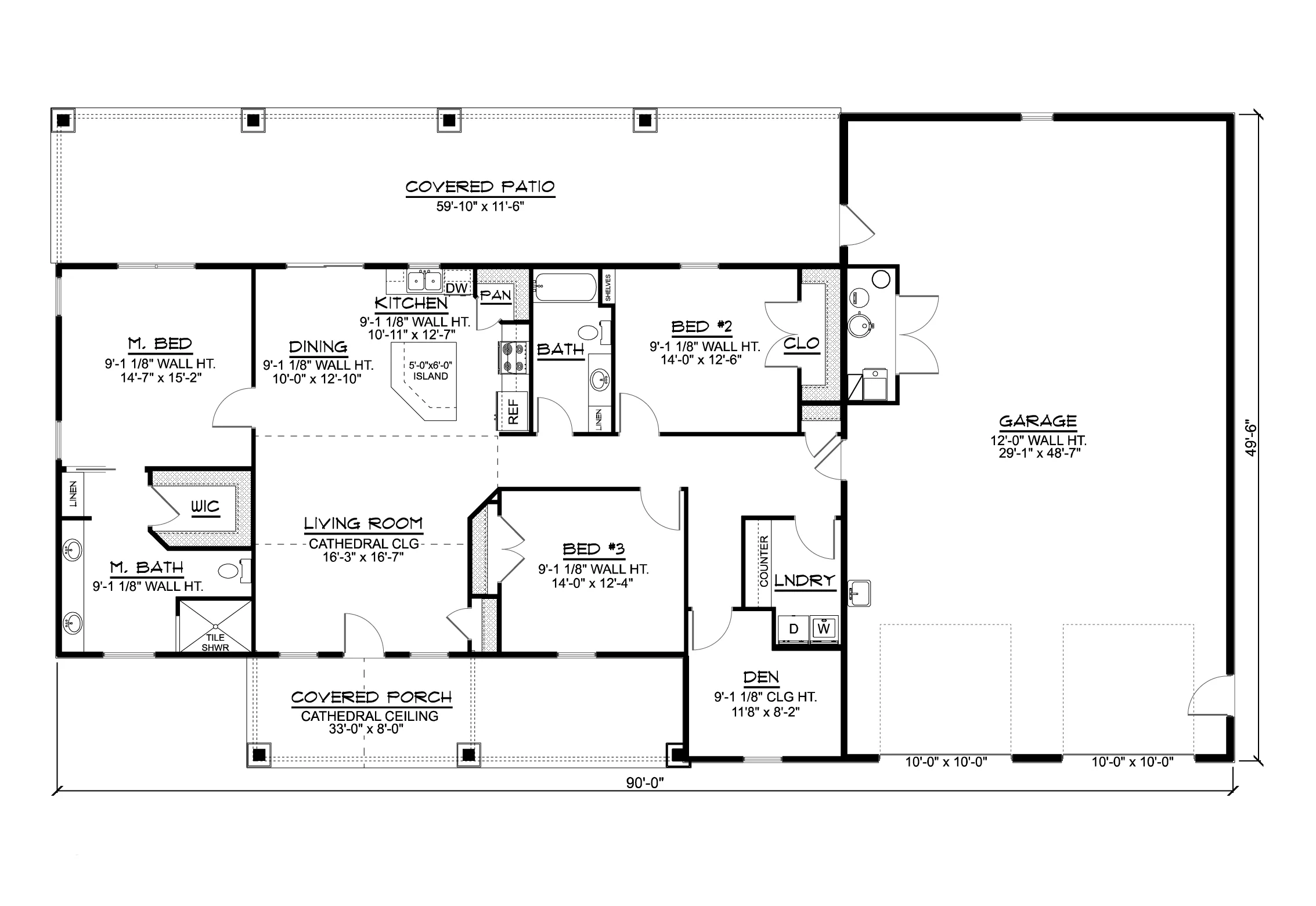 BG-20021 Northwood Barndominium House Plan - Image 28