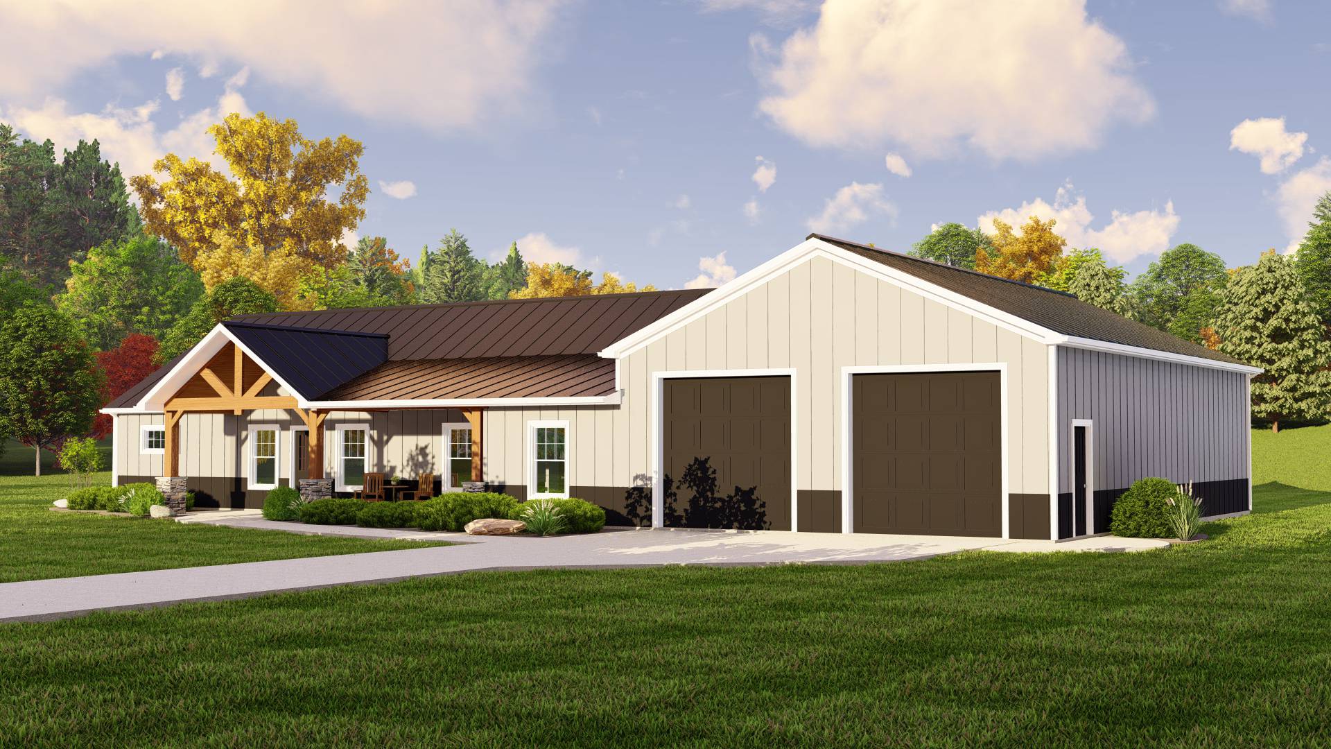 BG-20021 Northwood Barndominium House Plan - Image 6