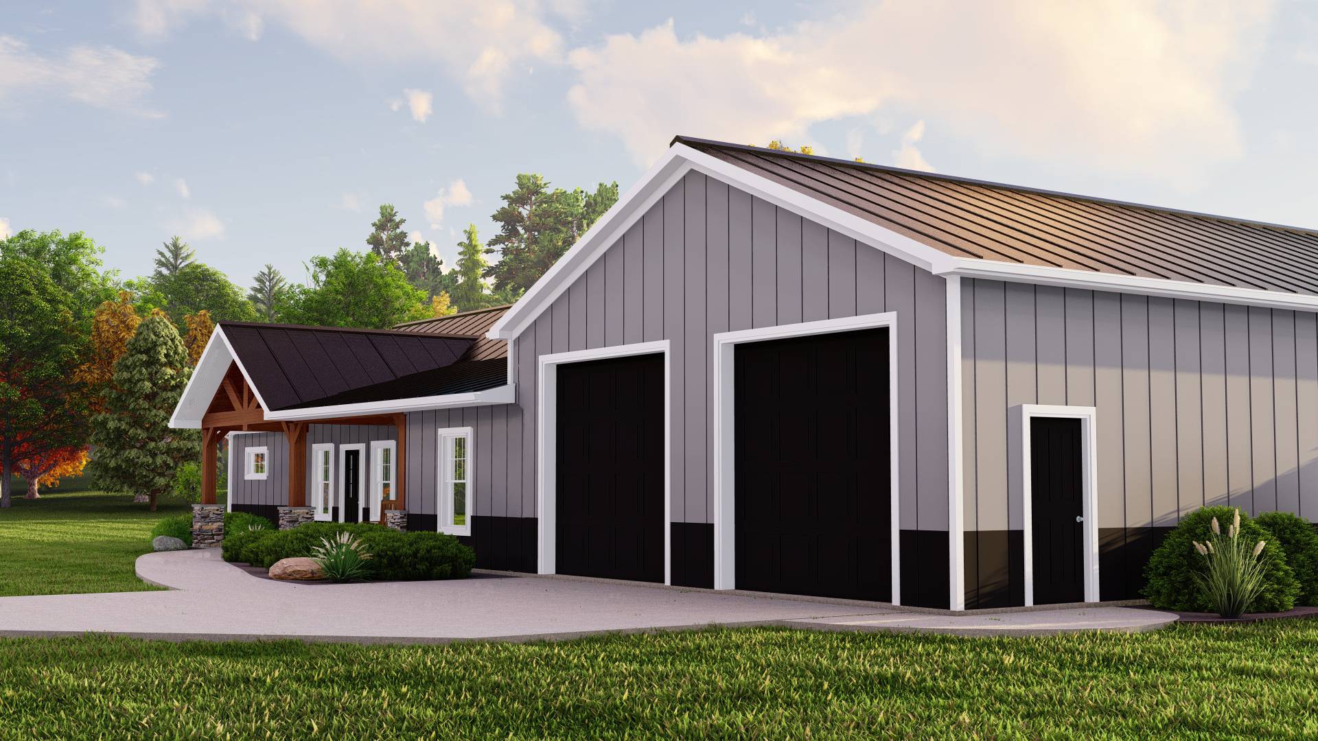 BG-20021 Northwood Barndominium House Plan - Image 7
