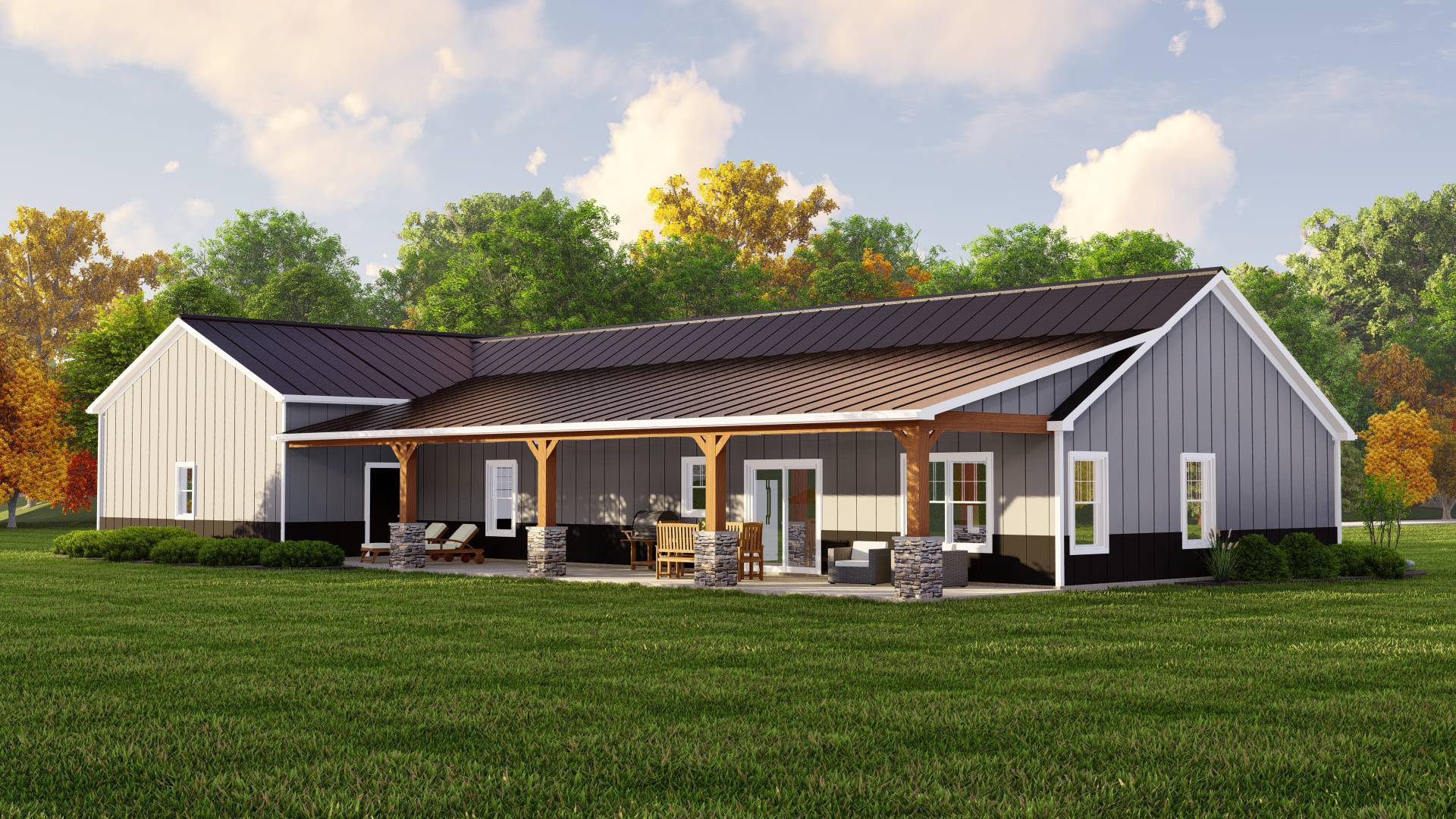 BG-20021 Northwood Barndominium House Plan - Image 9