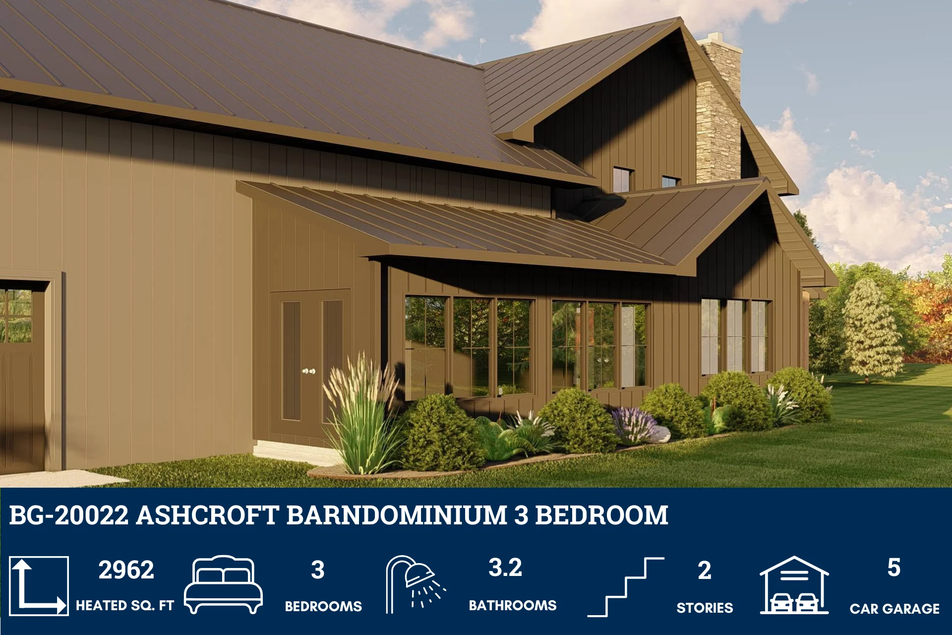 BG-20022 Ashcroft Barndominium House Plan - Image 6