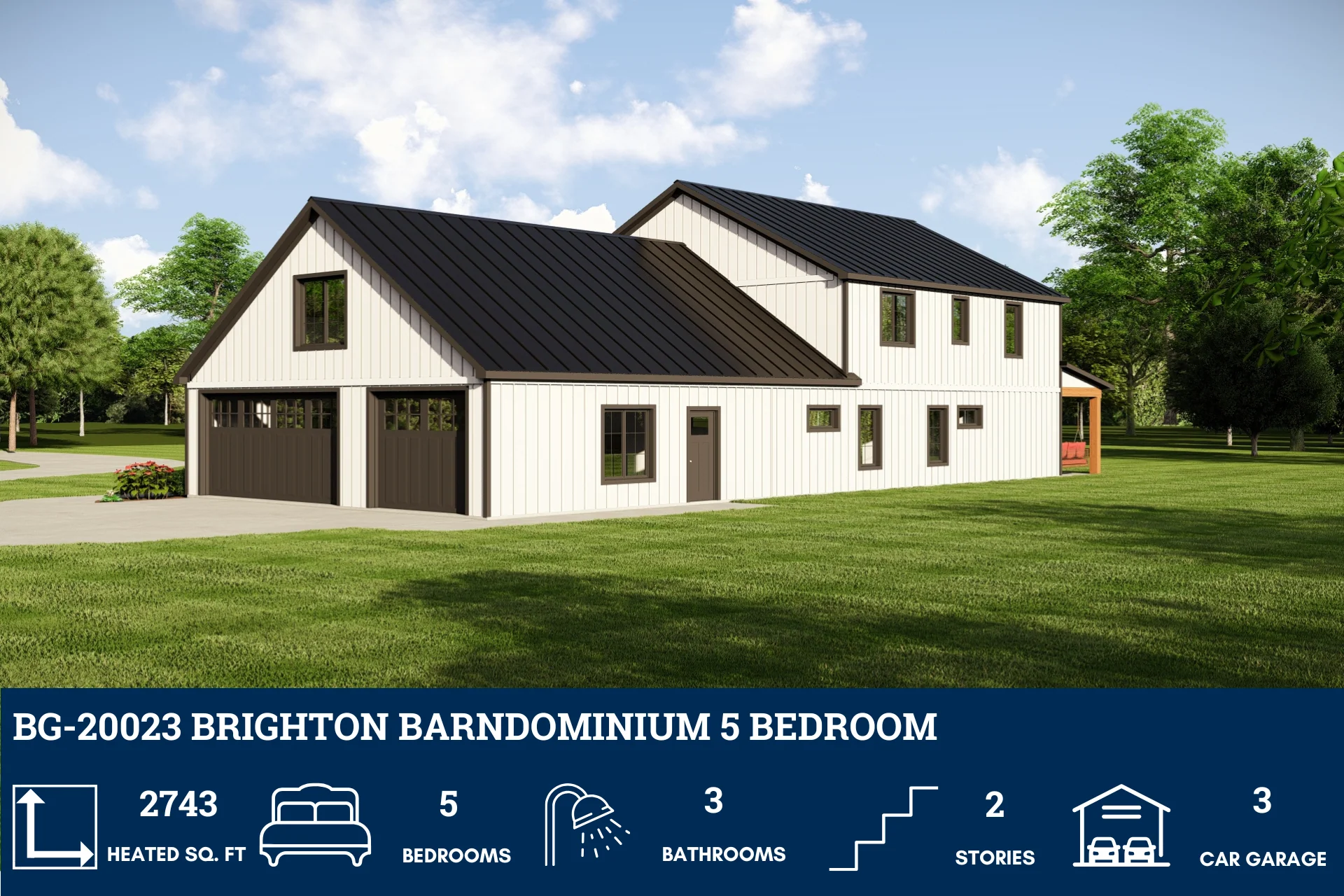BG-20023 Brighton Barndominium House Plan - Image 5