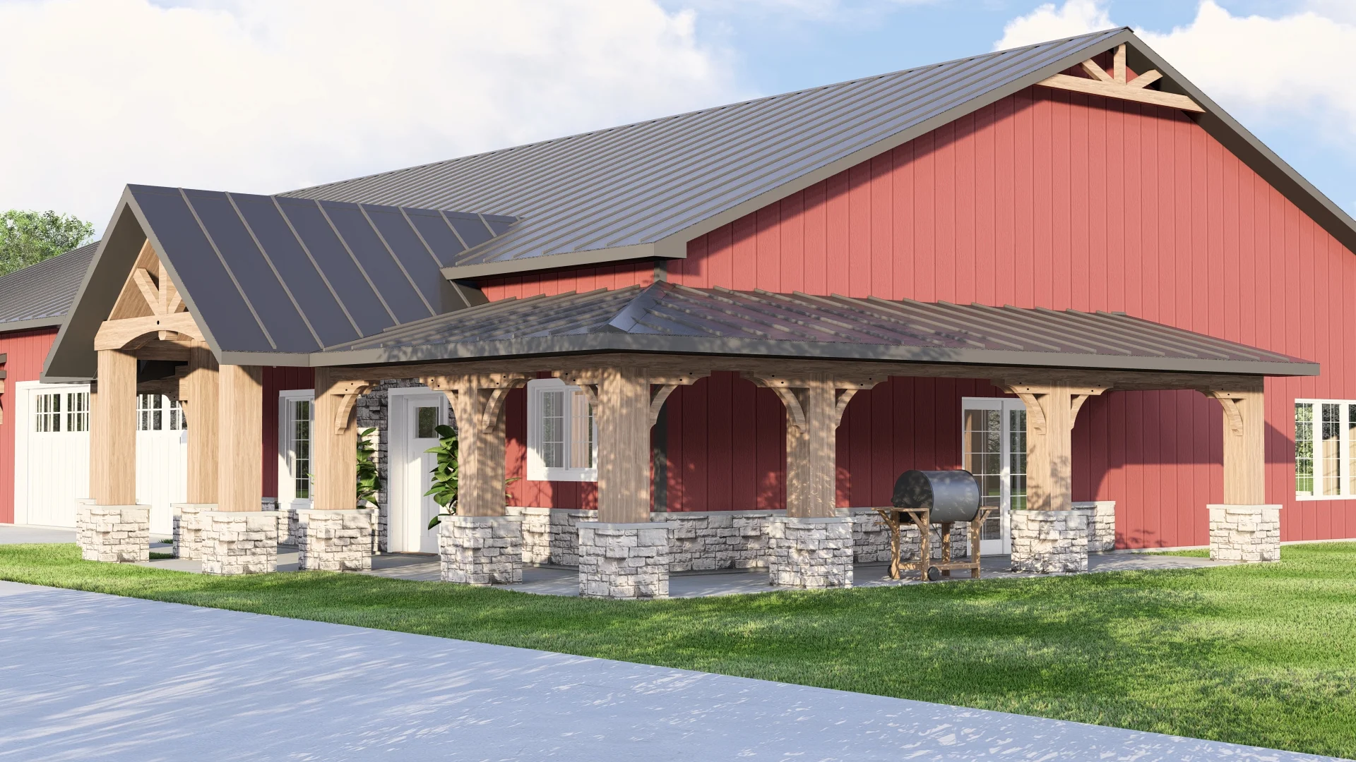 BG-20024 Camden Barndominium House Plan - Image 10