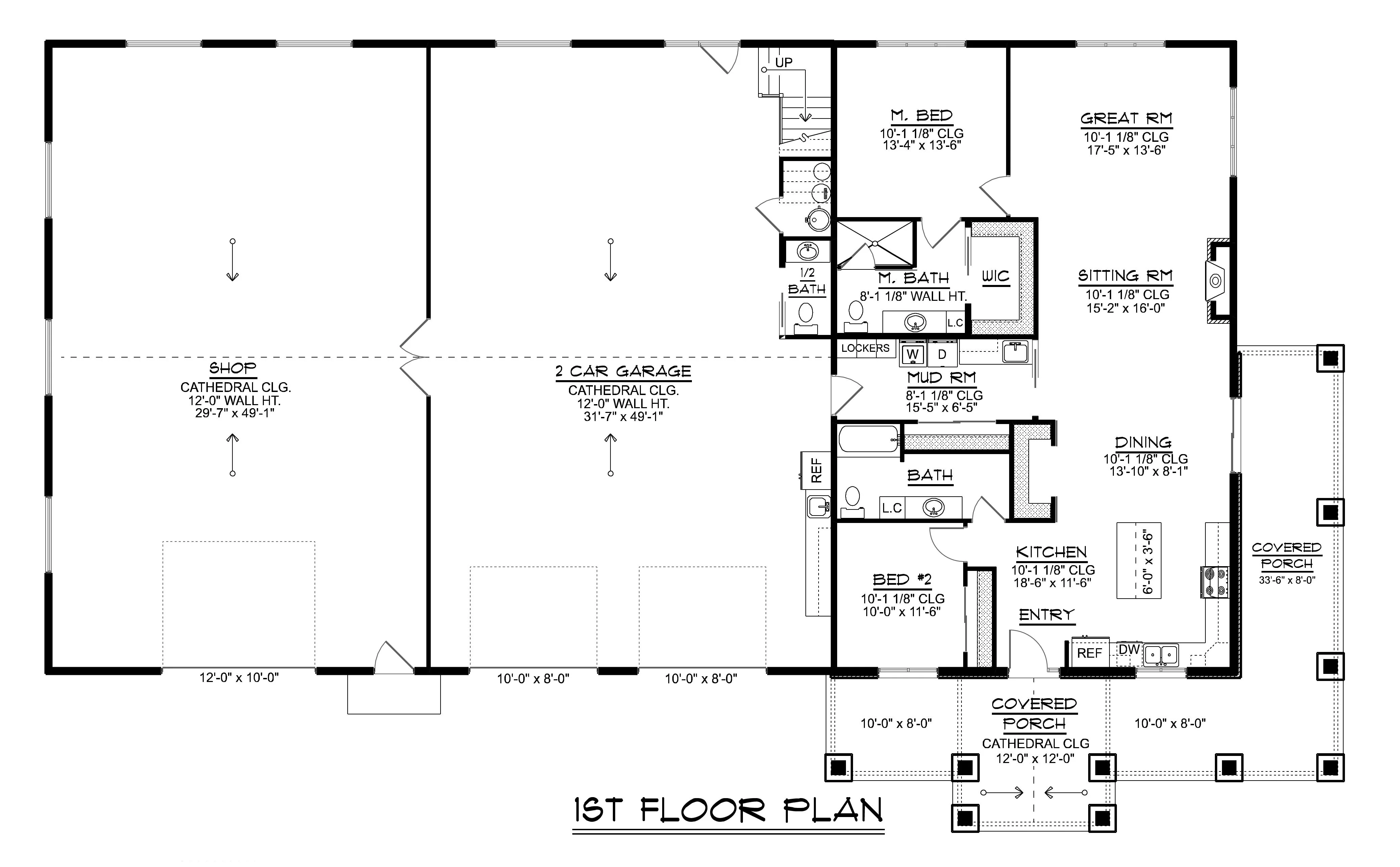 BG-20024 Camden Barndominium House Plan - Image 13