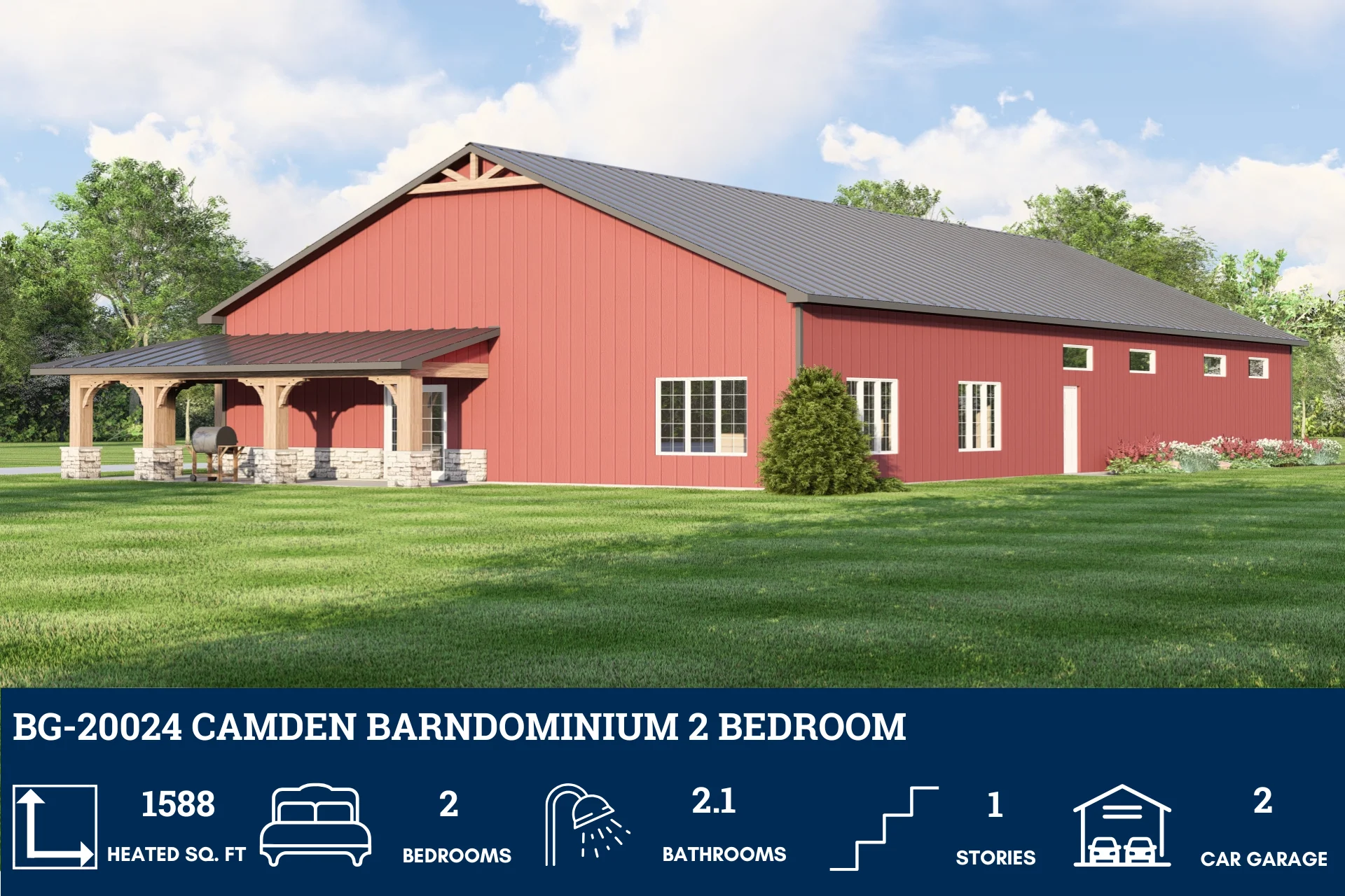 BG-20024 Camden Barndominium House Plan - Image 5