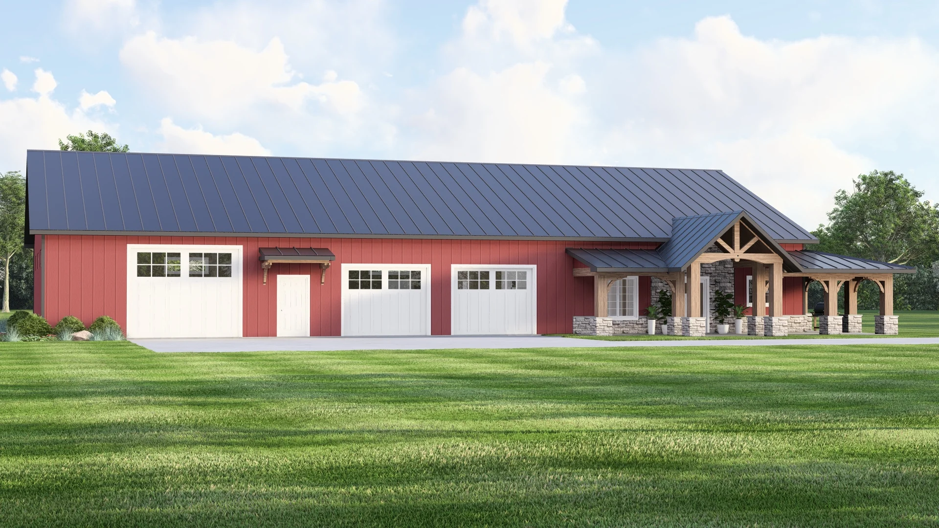 BG-20024 Camden Barndominium House Plan - Image 7