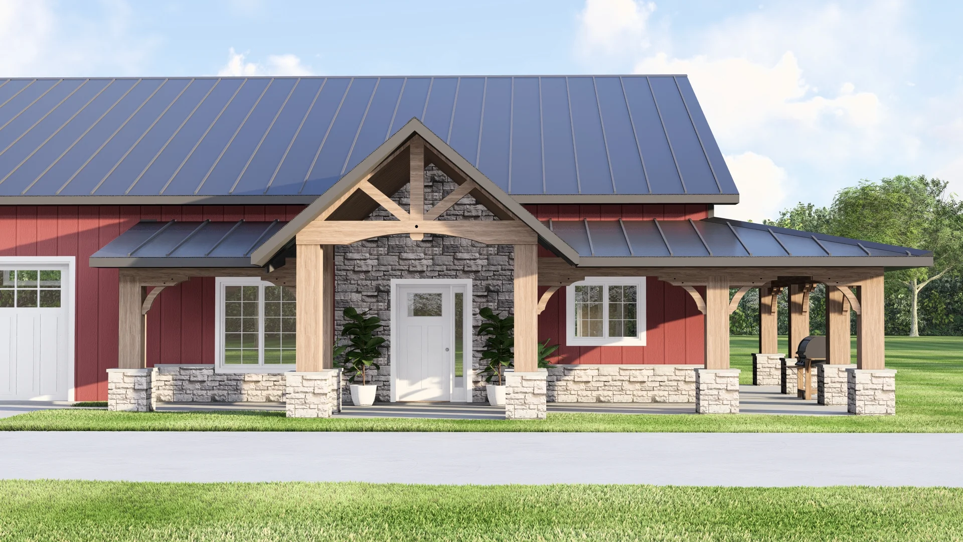 BG-20024 Camden Barndominium House Plan - Image 8