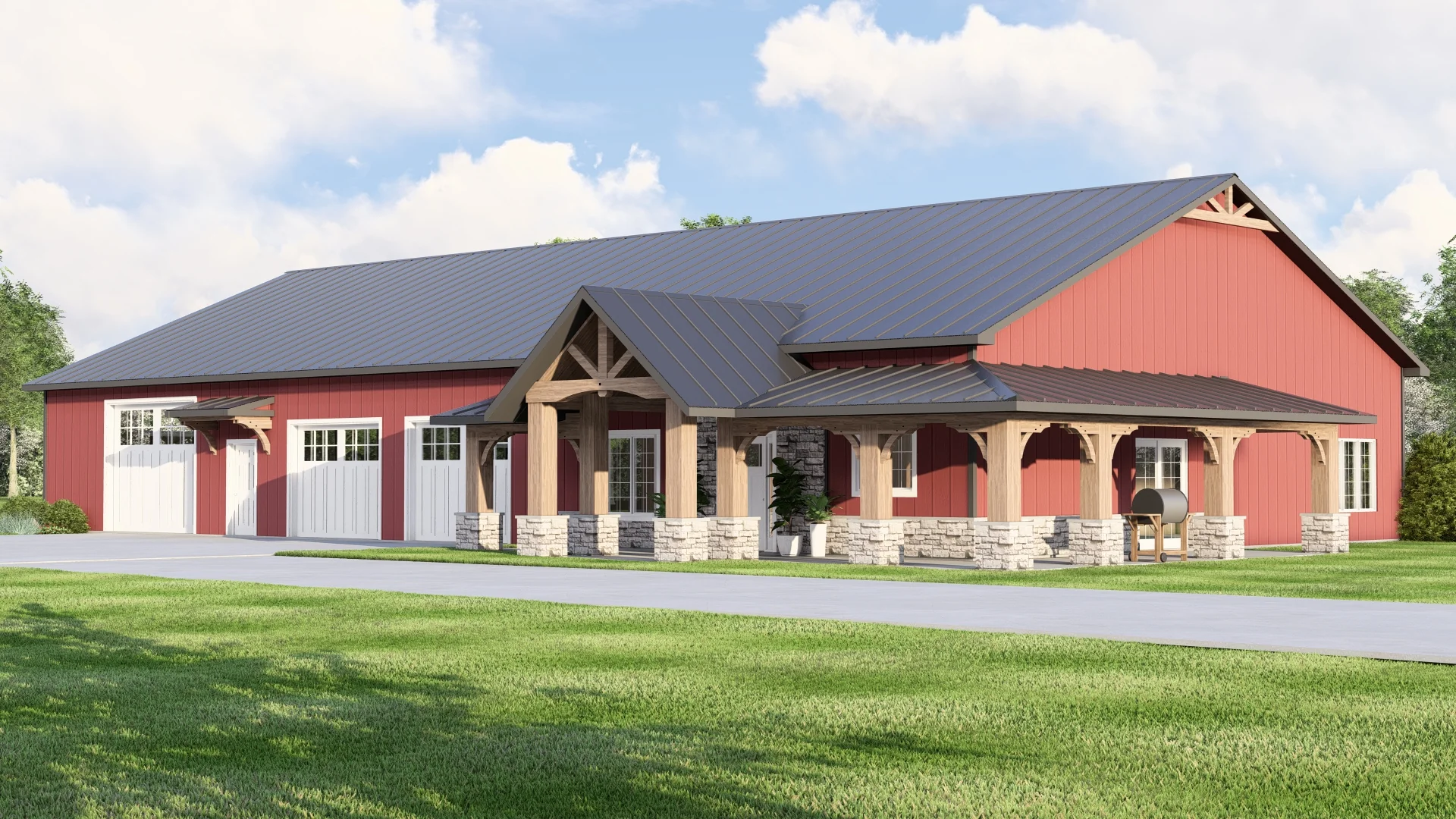 BG-20024 Camden Barndominium House Plan - Image 9