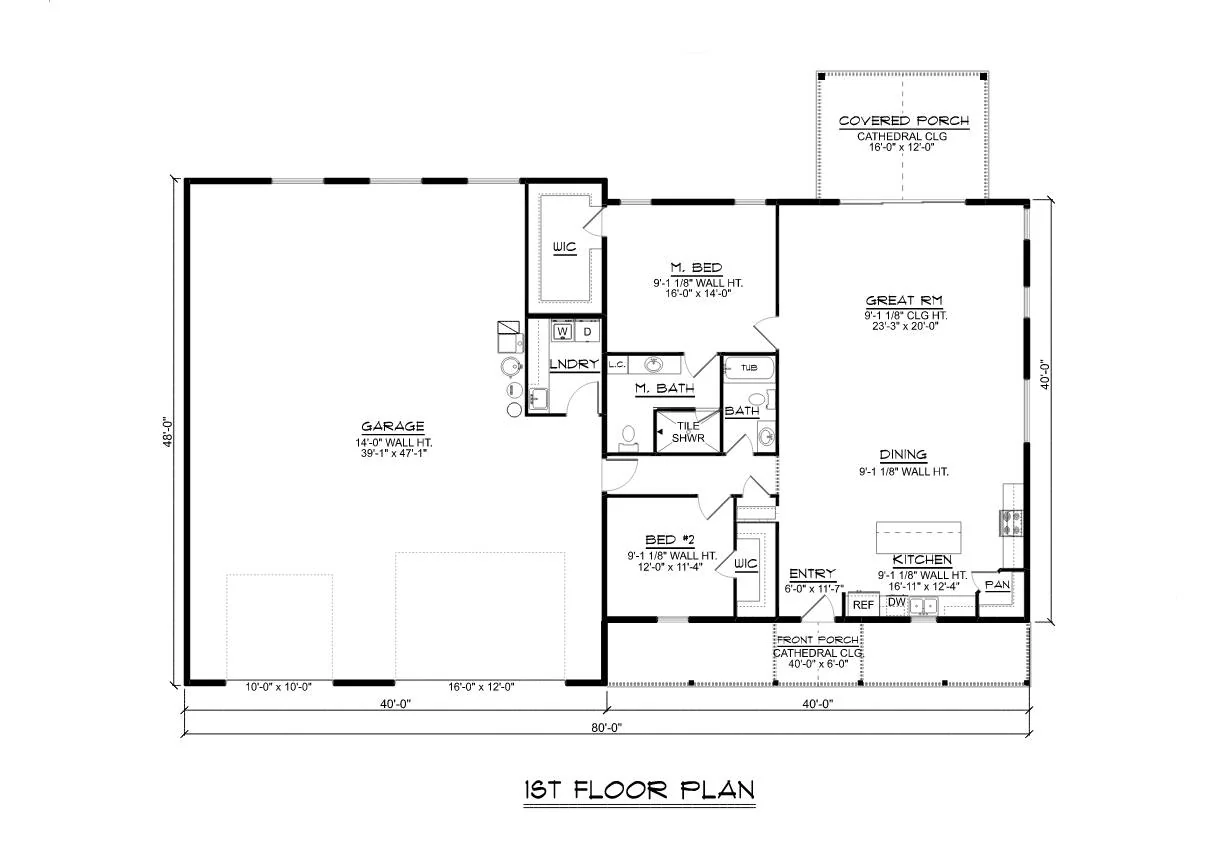 BG-20026 Whitman Barndominium House Plan - Image 13