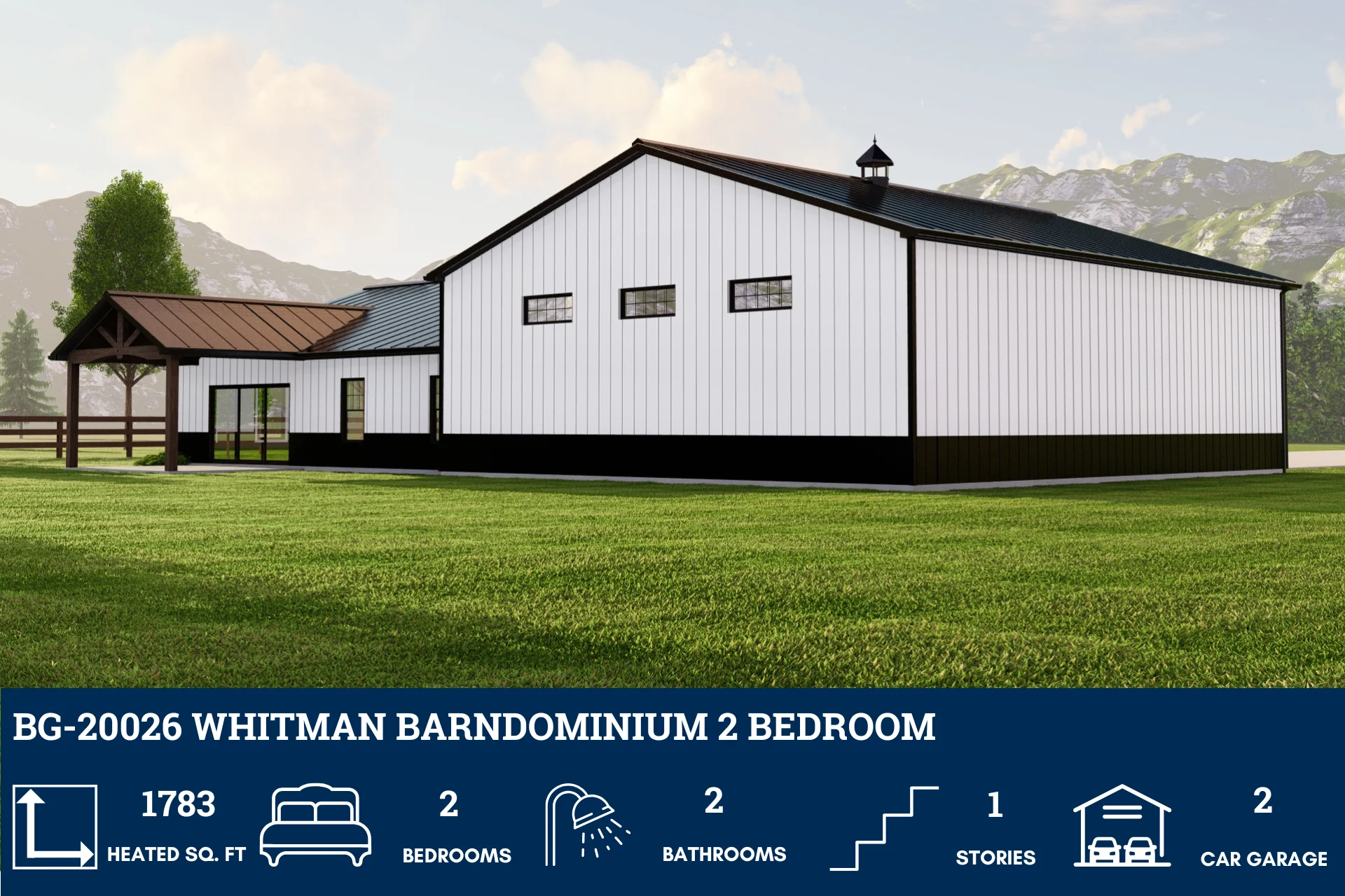 BG-20026 Whitman Barndominium House Plan - Image 4