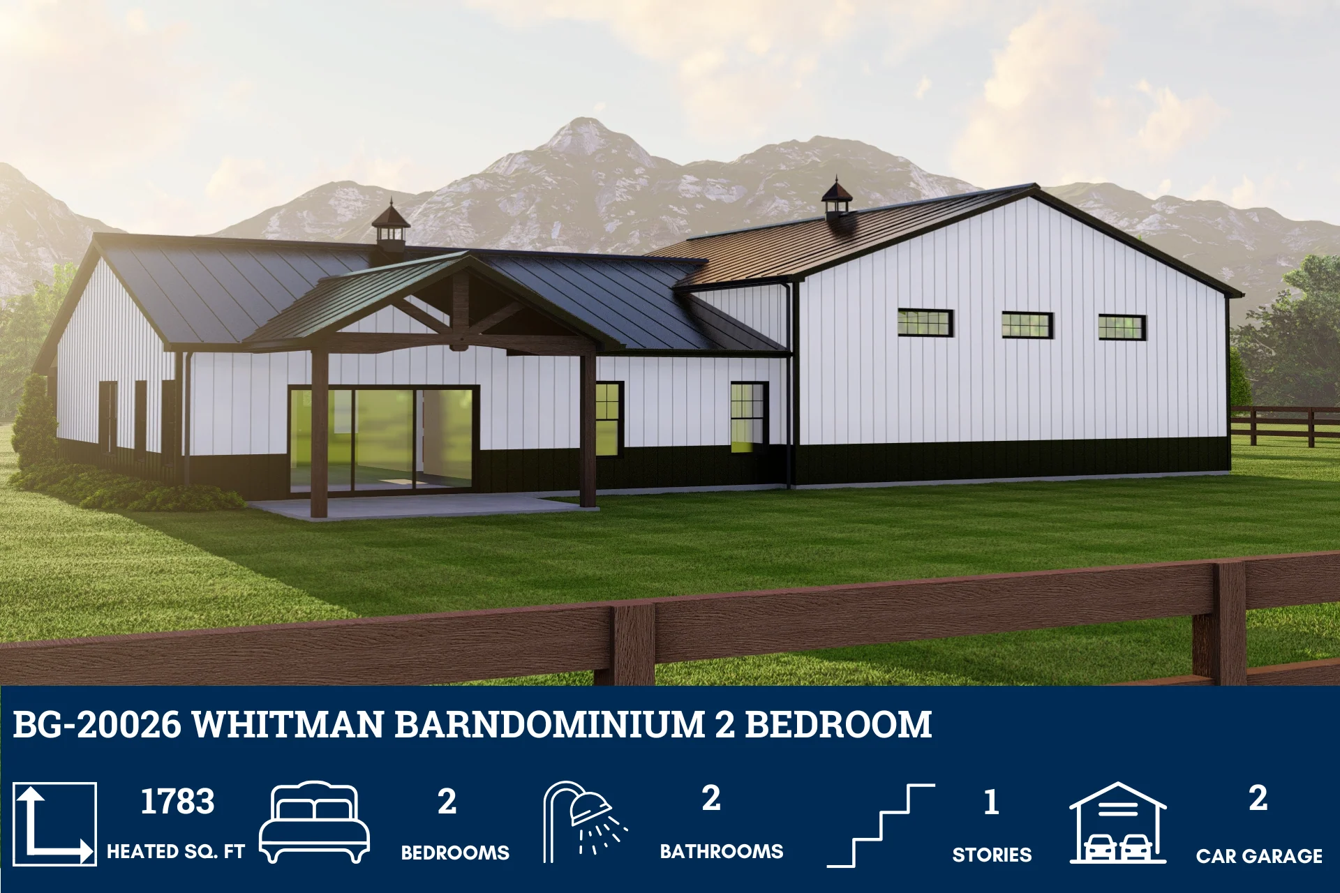 BG-20026 Whitman Barndominium House Plan - Image 6