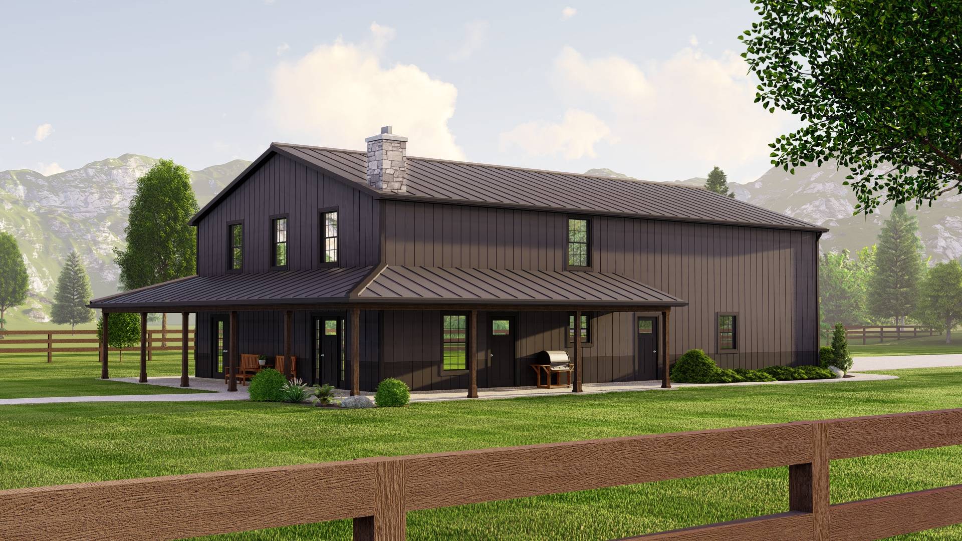 BG-20027 Hollis Barndominium House Plan - Image 7