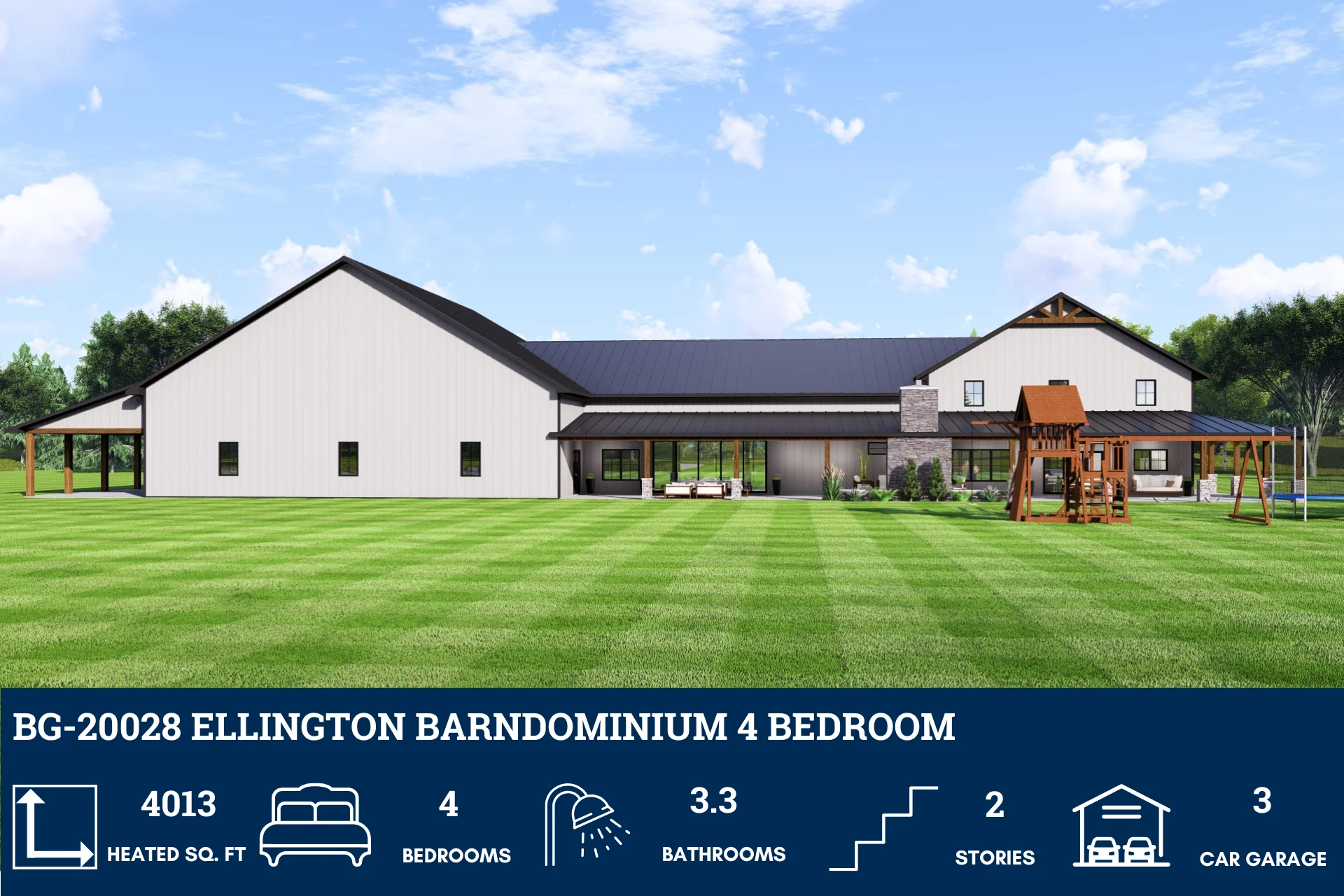 BG-20028 Ellington Barndominium House Plan - Image 4