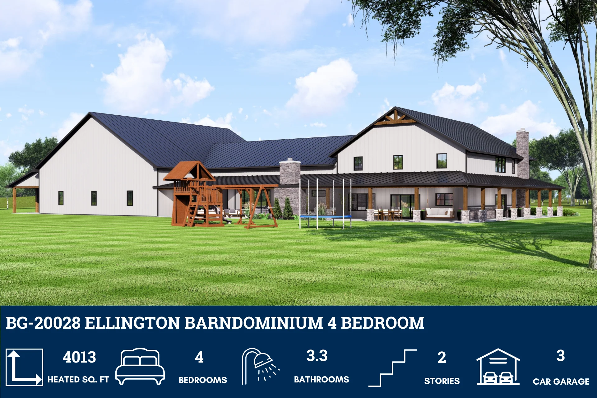 BG-20028 Ellington Barndominium House Plan - Image 5
