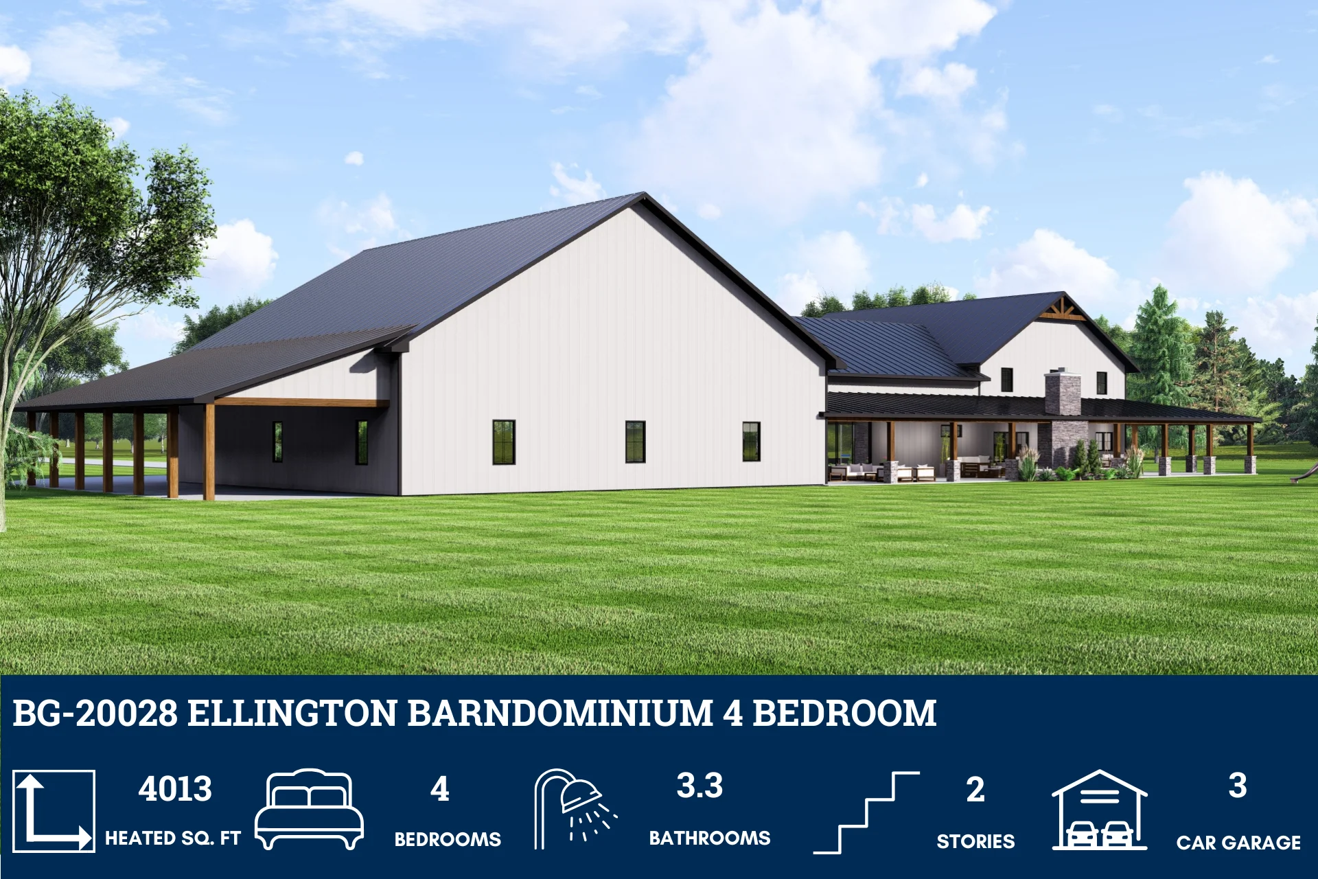 BG-20028 Ellington Barndominium House Plan - Image 6