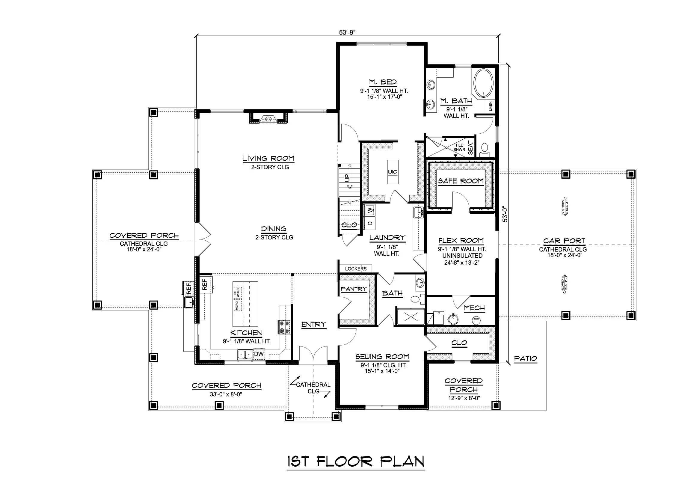 BG-20030 Greystone Barndominium House Plan - Image 9