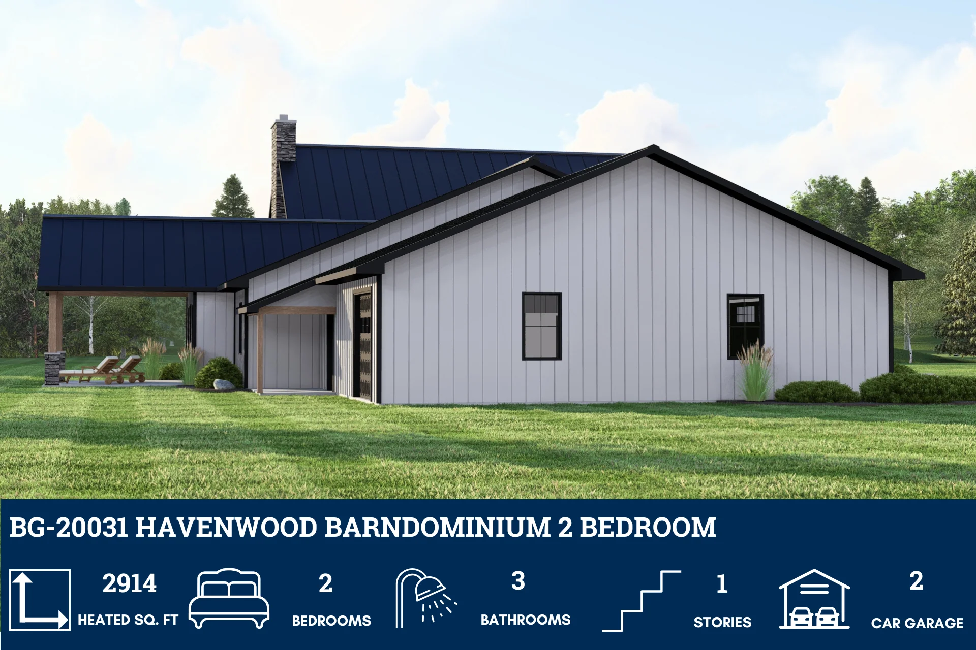 BG-20031 Havenwood Barndominium House Plan - Image 4