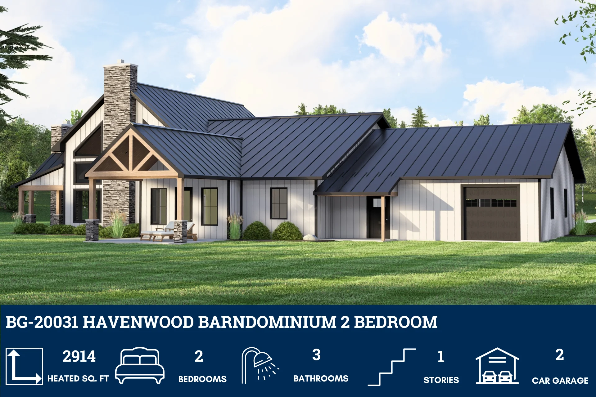 BG-20031 Havenwood Barndominium House Plan - Image 5